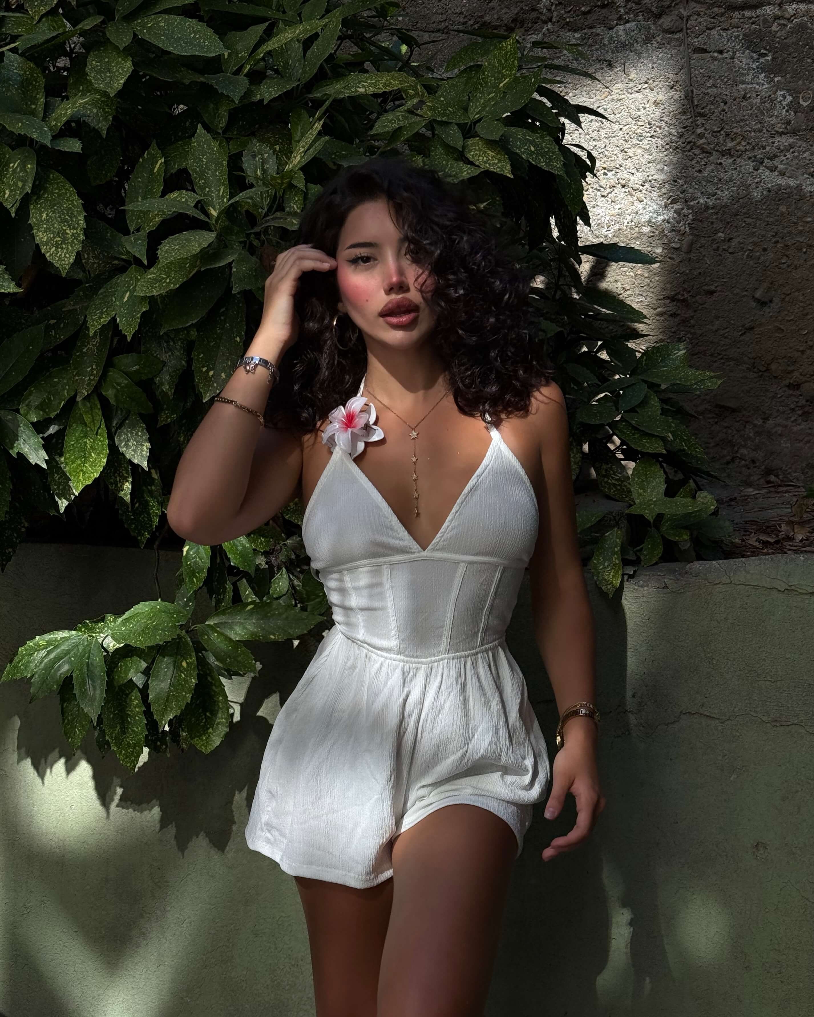 FORES WHİTE BOYUNDAN BAĞLAMALI TULUM 