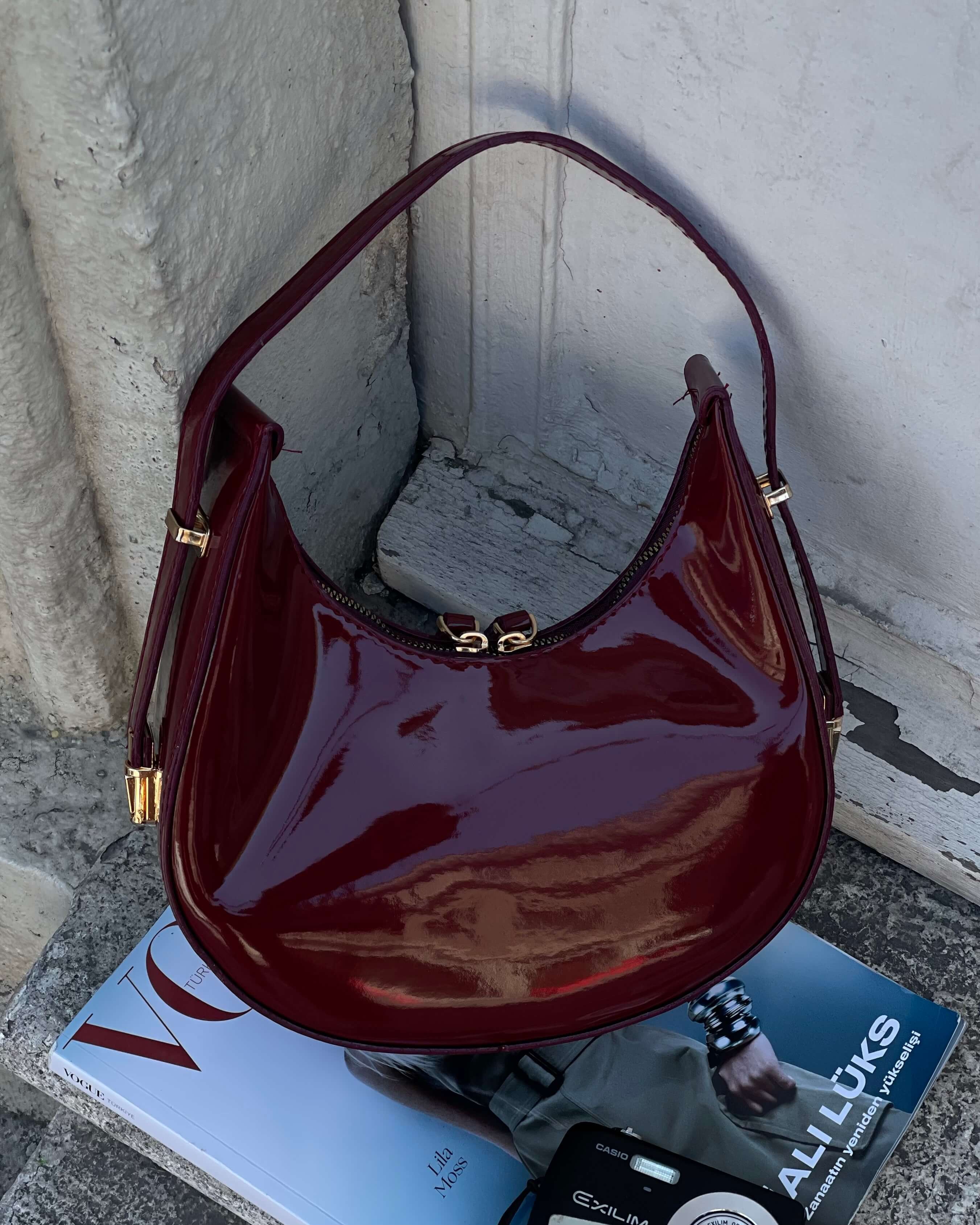 CLARET RED CHERRY ÇANTA