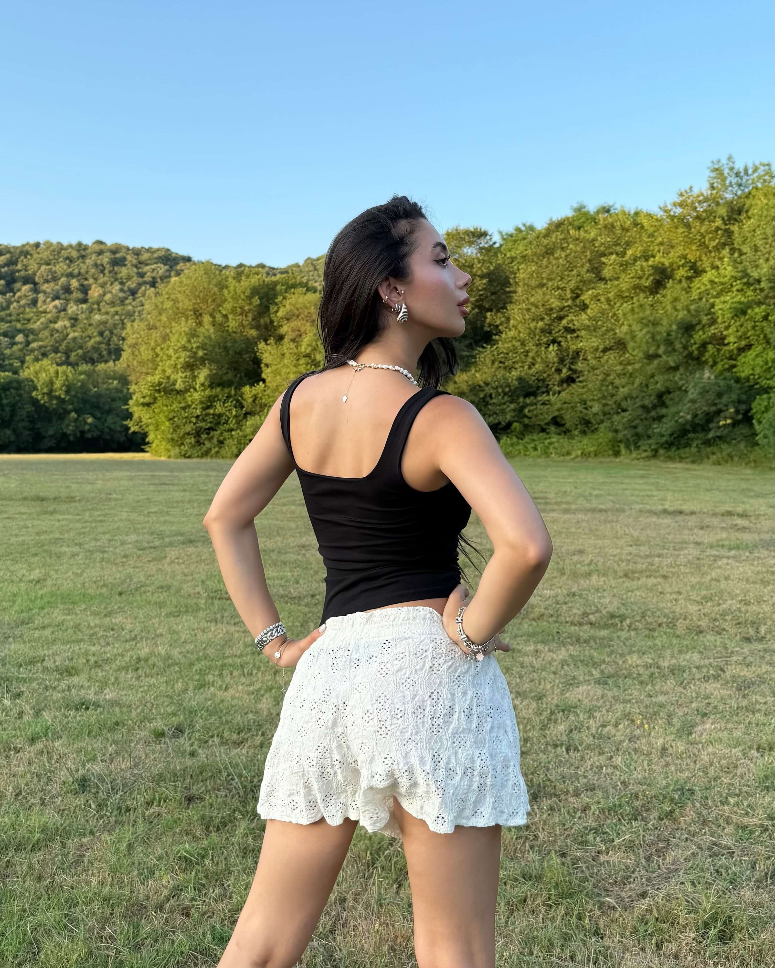 SONYA LIGHT BEIGE GÜPÜRLÜ ŞORT 