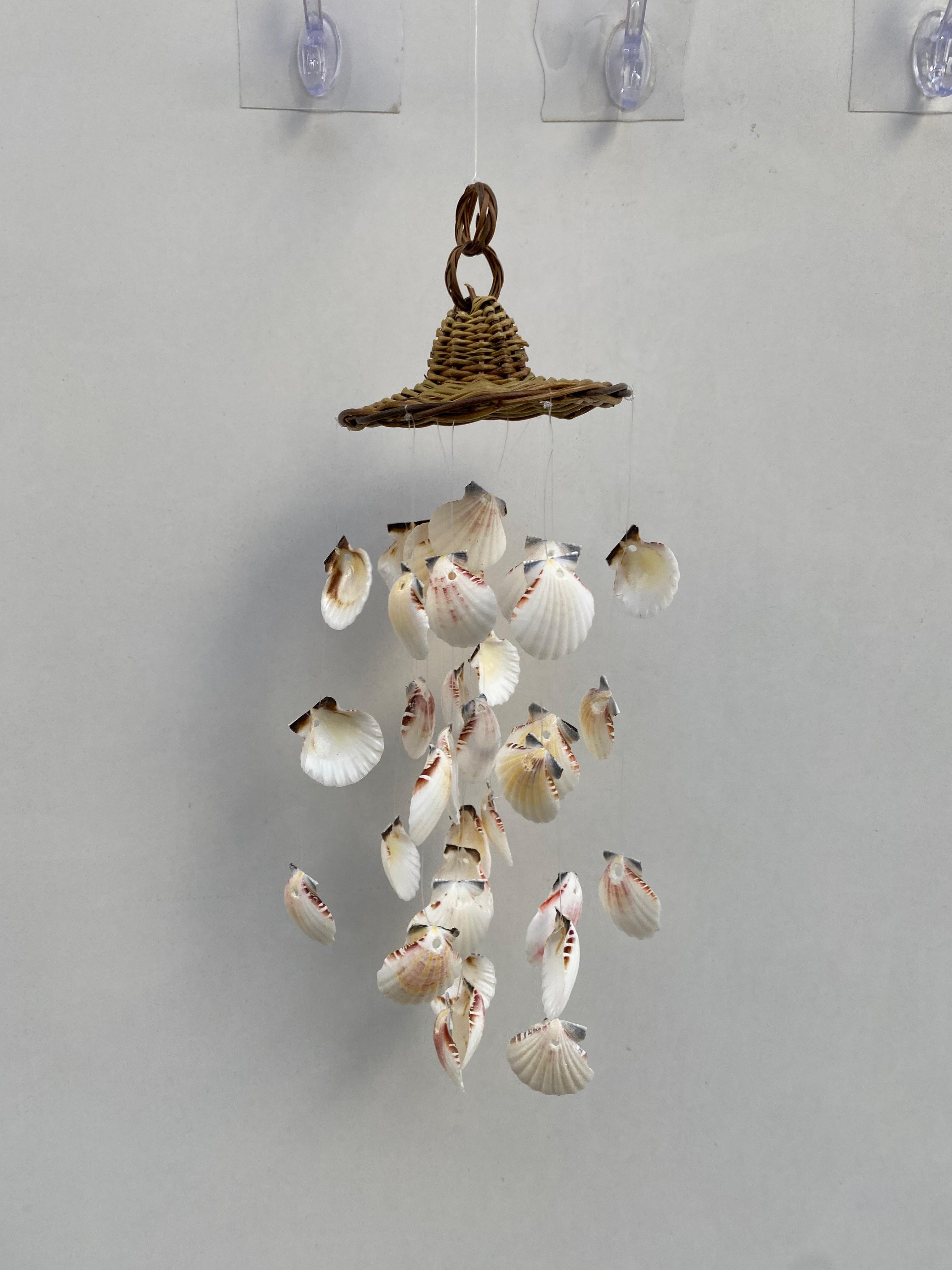 Nito Hat  4 İnç (10 Cm) Vexillium Deniz Kabuklu Rüzgar Çanı