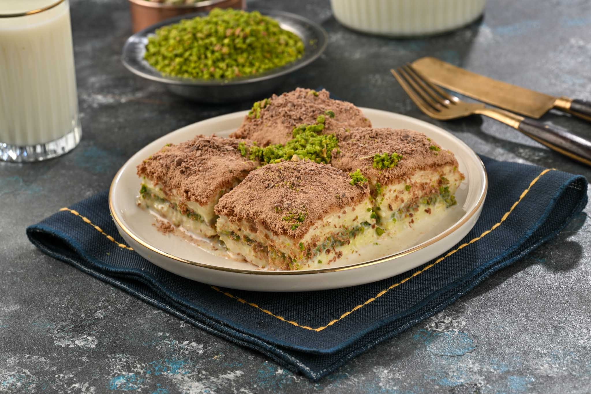 Çikolatalı Fıstıklı Soğuk Baklava