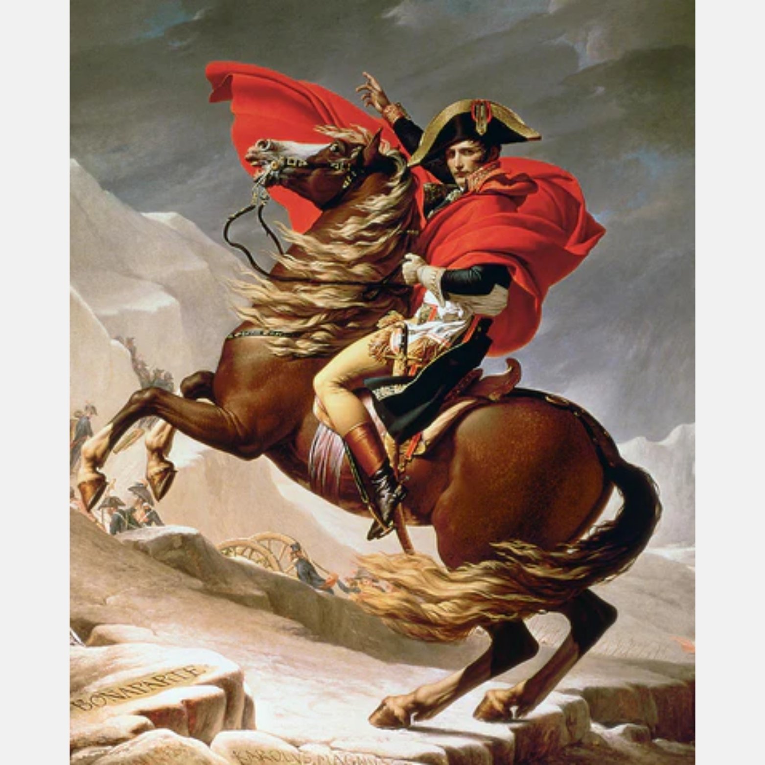 Napoleon Crossing the Alps  🖼️