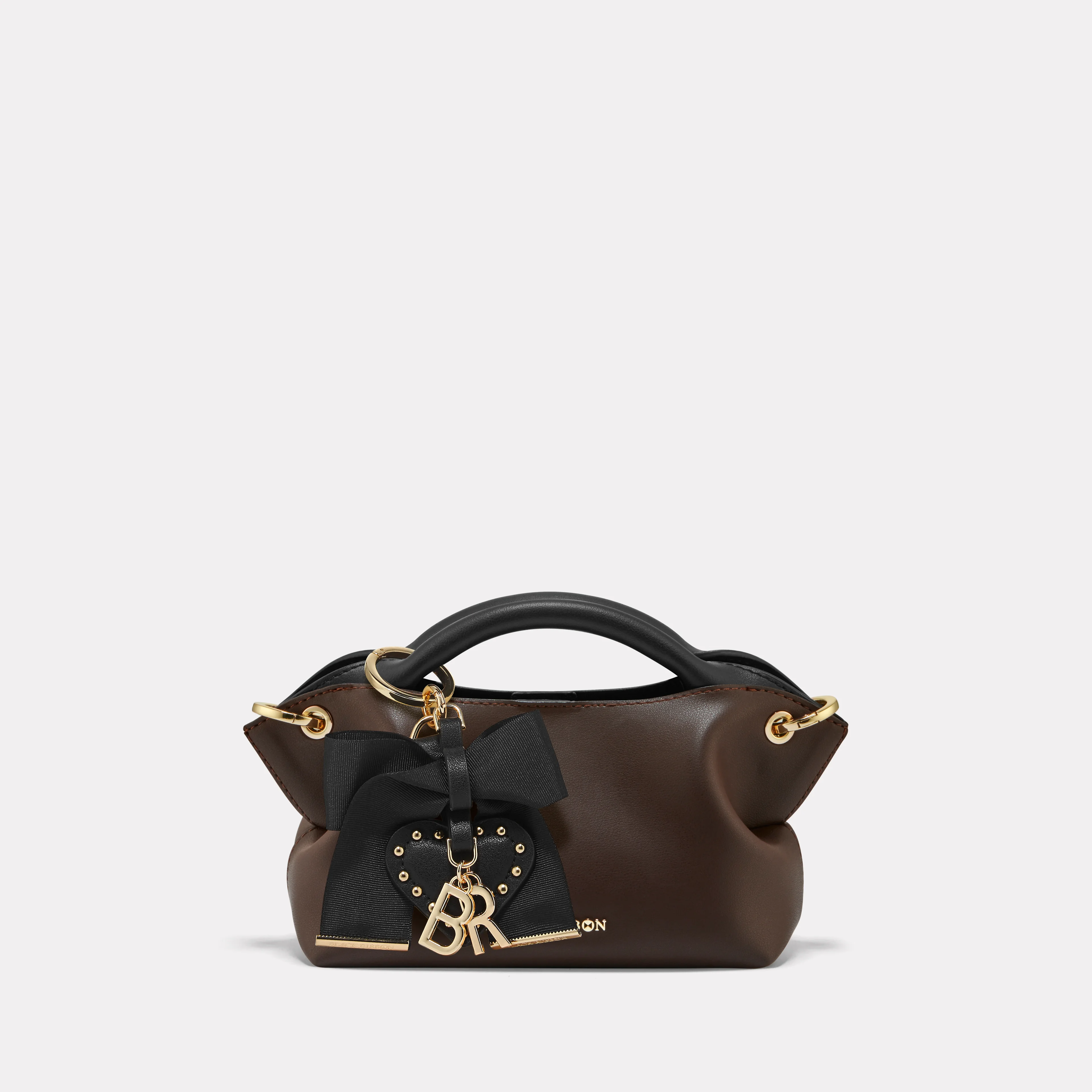 Tina Mini Accessory Detailed Handbag - Kahve