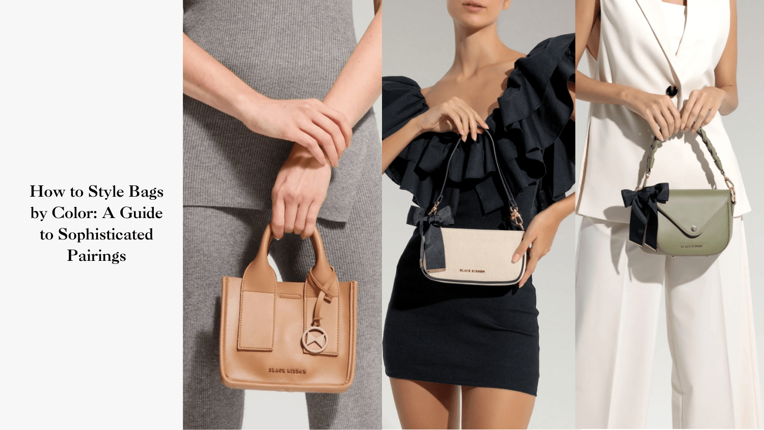 How to Style Woman Bags by Color for Elegance