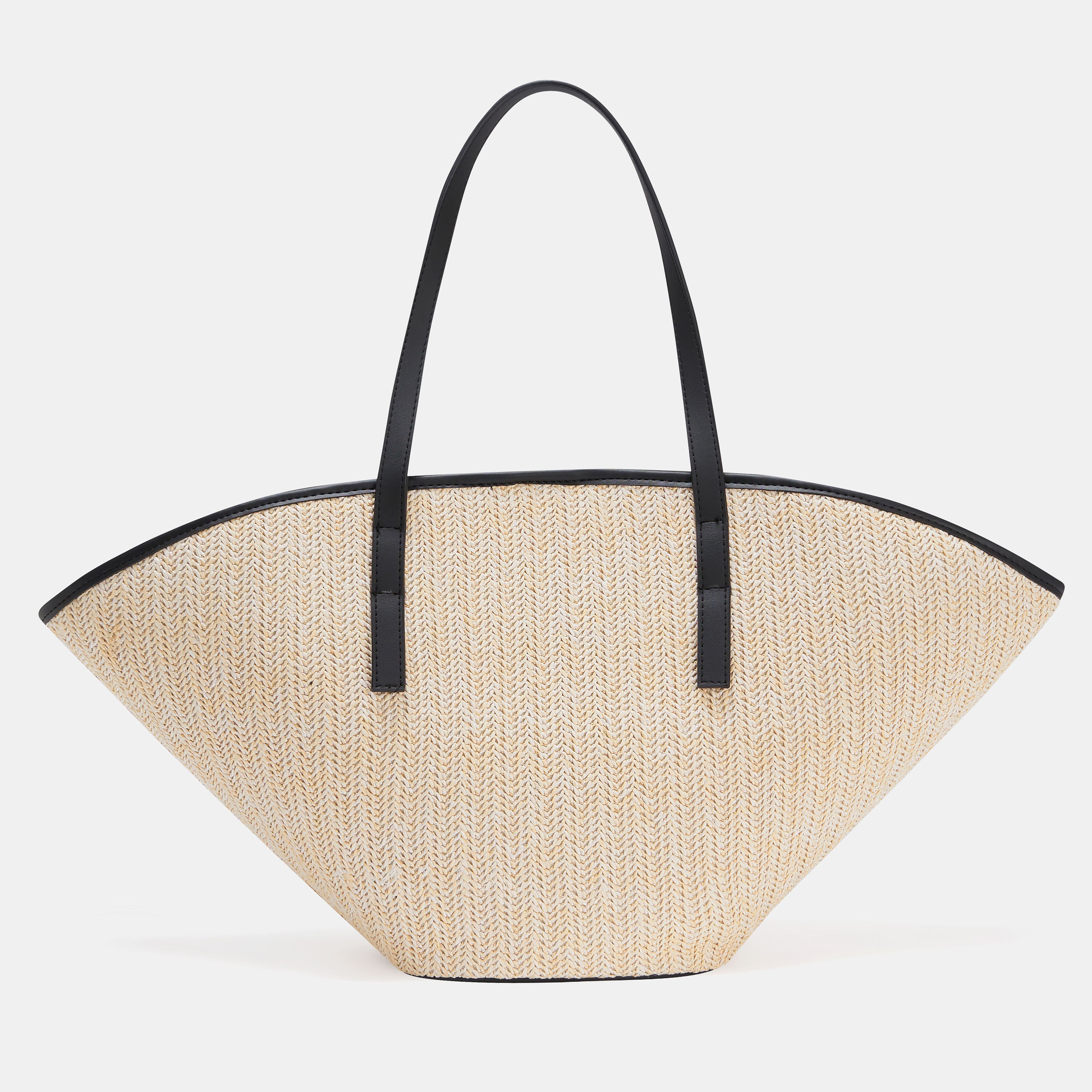 Breeze Tote Plaj Çantası - Krem