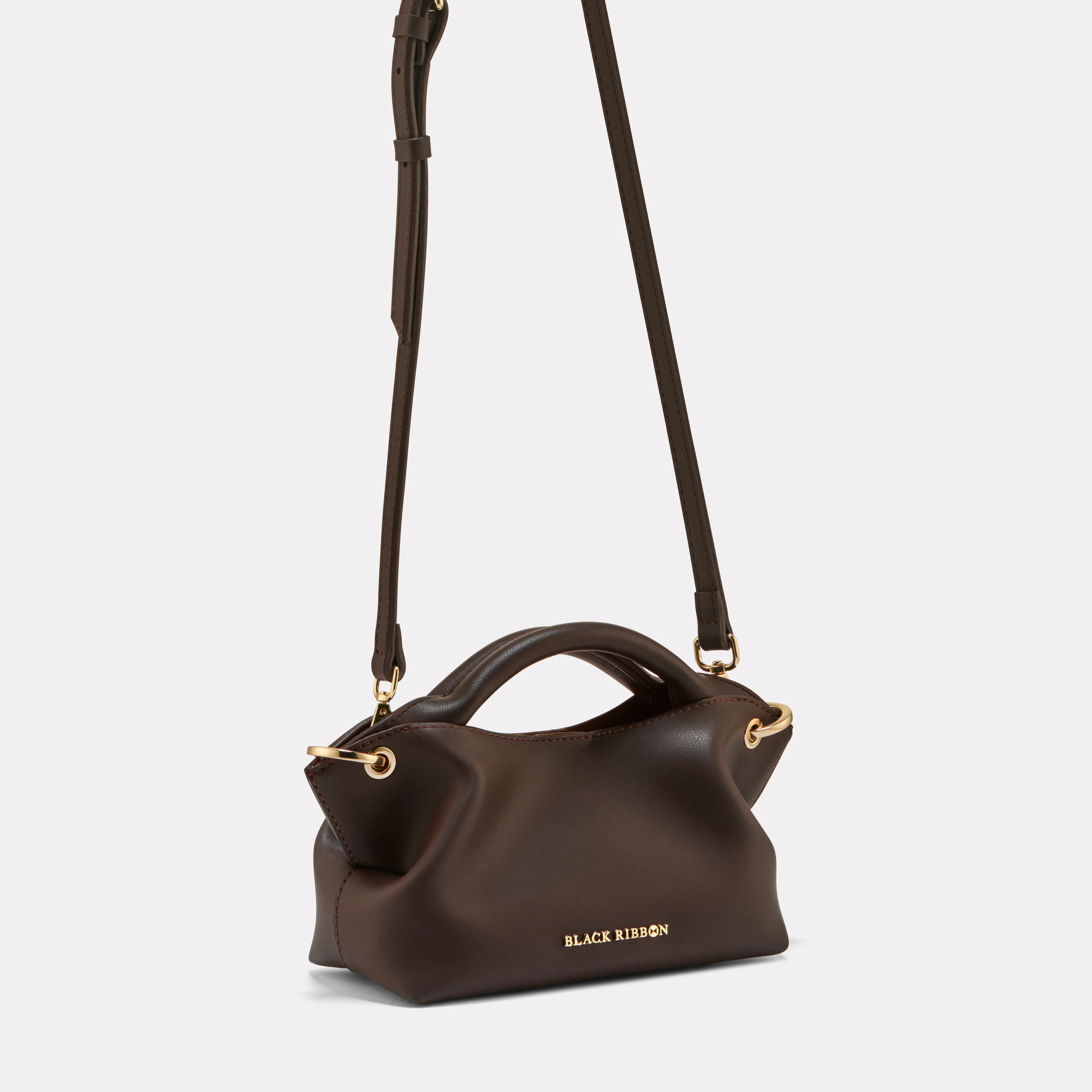 Tina Mini Accessory Detailed Handbag - Kahve