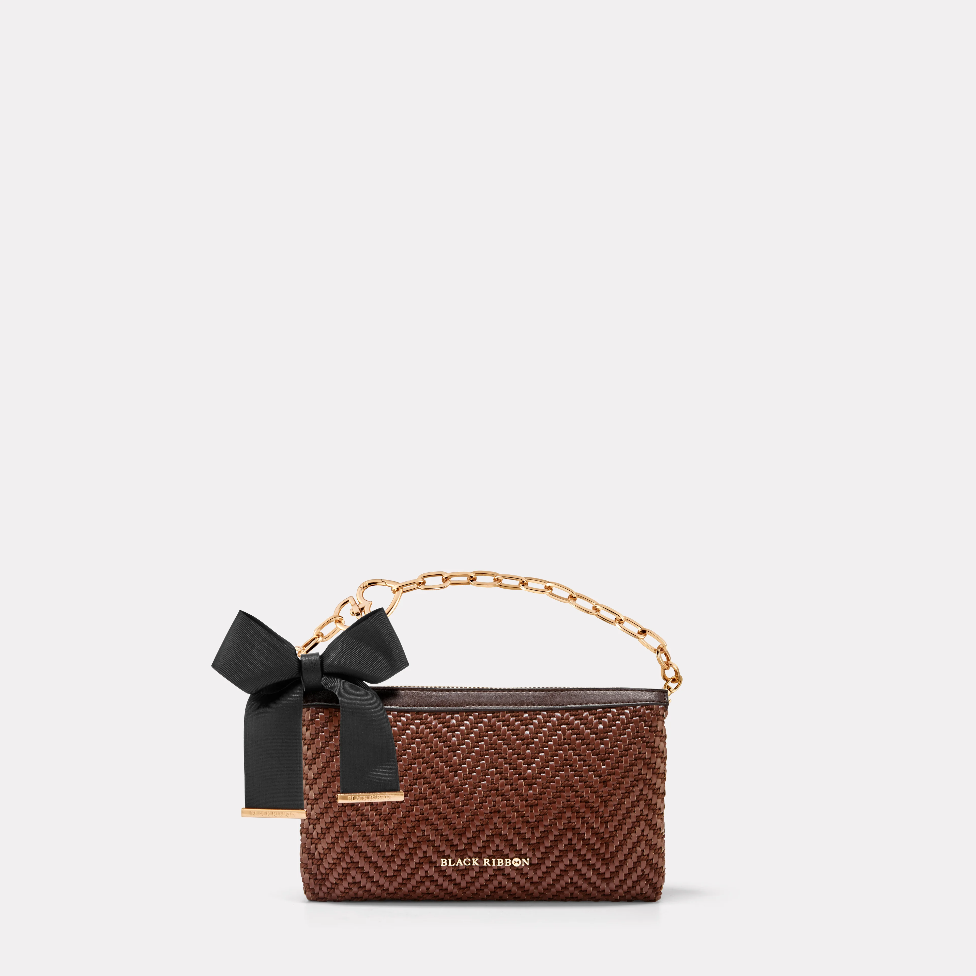 Women's Shoulder Bags | Black Ribbon Bag Models