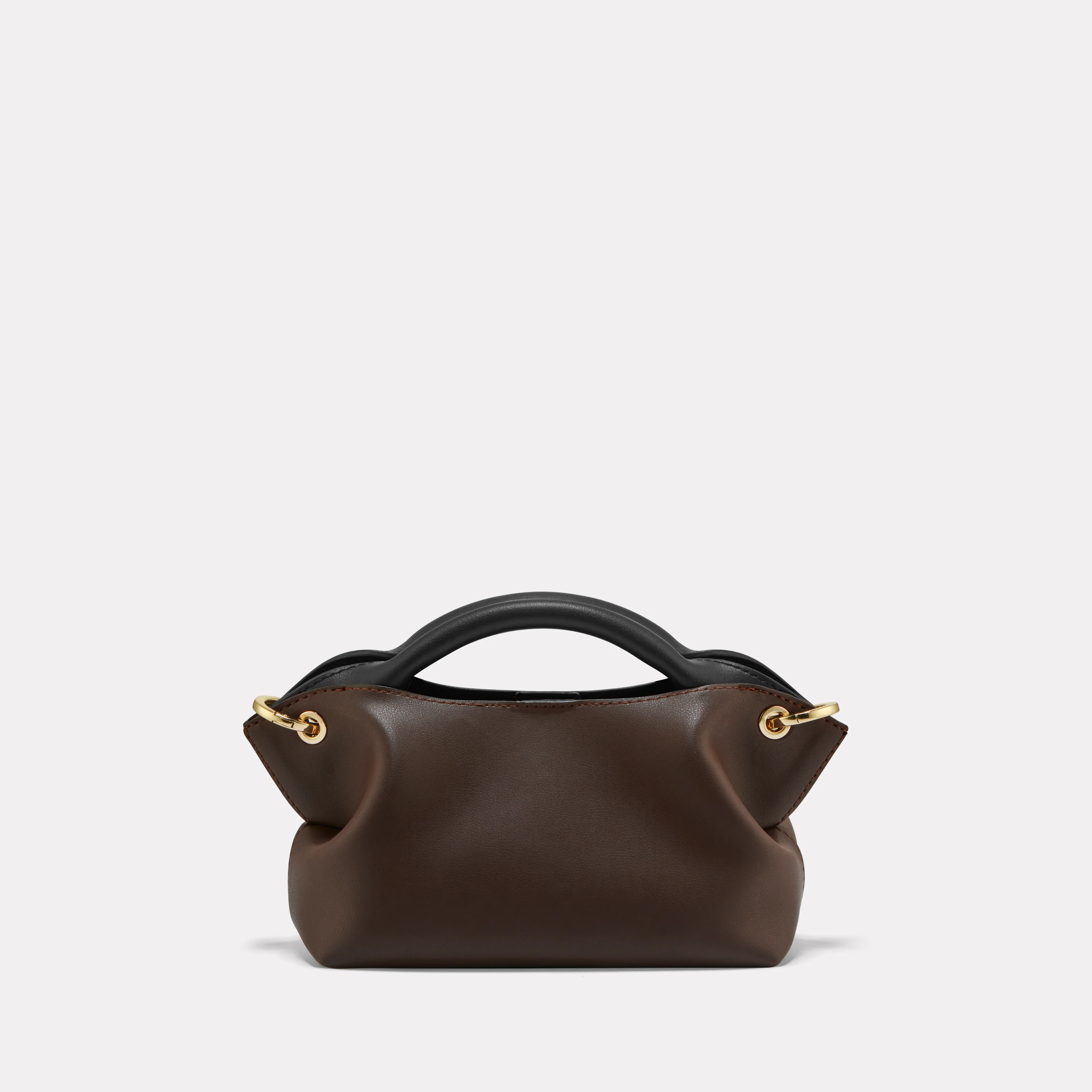 Tina Mini Accessory Detailed Handbag - Kahve