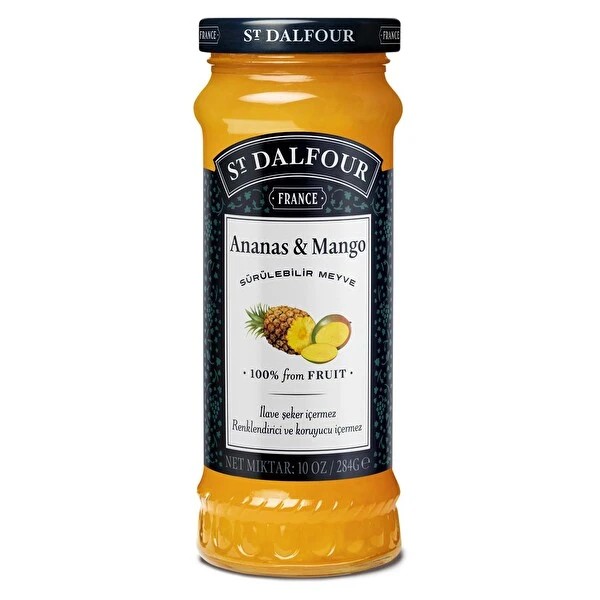 Ananas & Mango Sürülebilir Meyve Reçeli 284 gr.