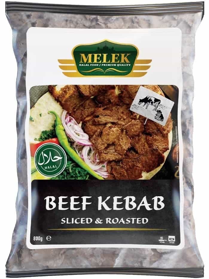 Nöt Kebab skivad