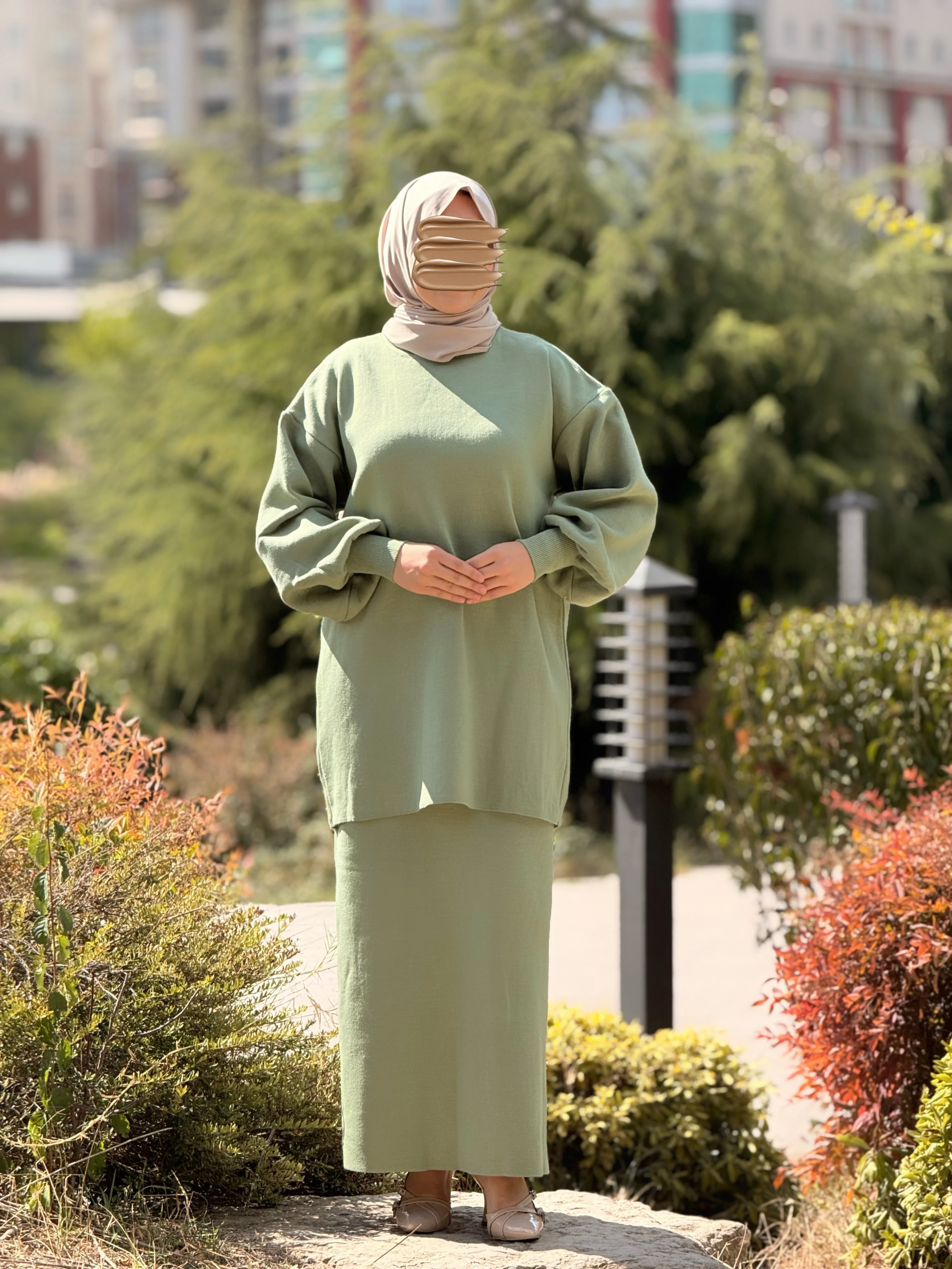 Ankanoor Triko Etek Bluz Takımı ANKA252002