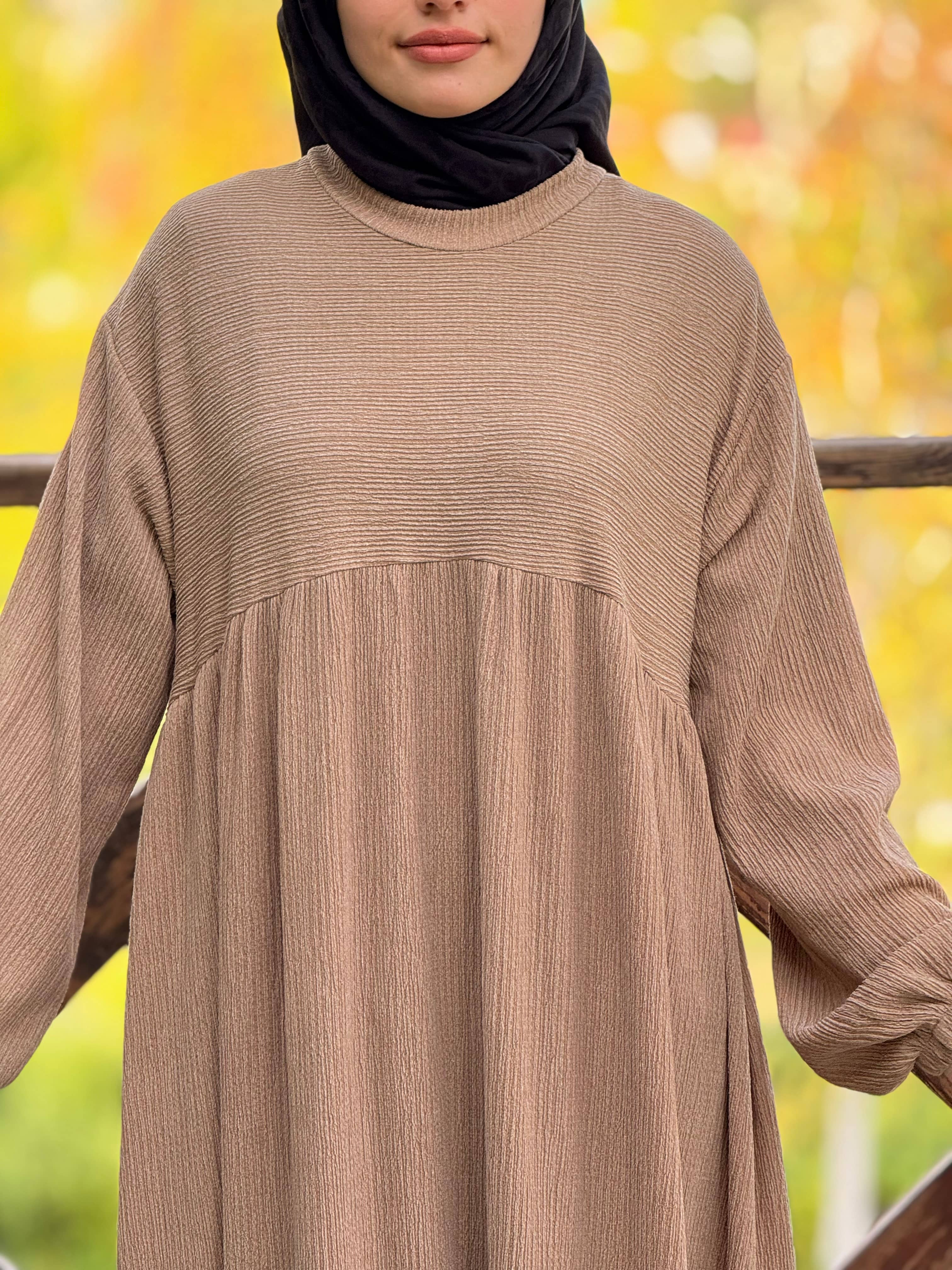 Ankanoor Robalı Oversize Örme Elbise ANKA255110