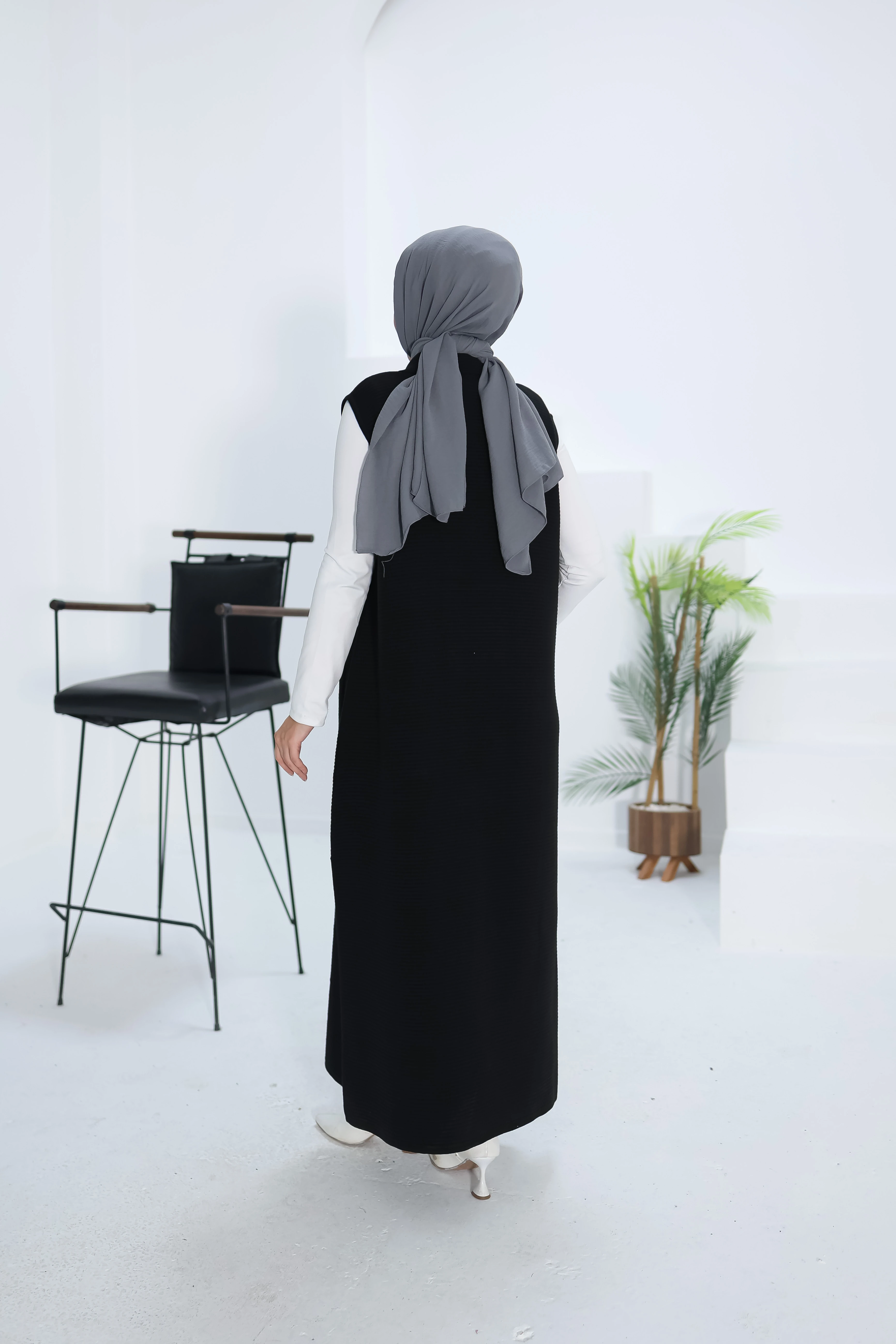 Ankanoor Kruvaze Yaka Düğmeli Yelek ANKA2518203