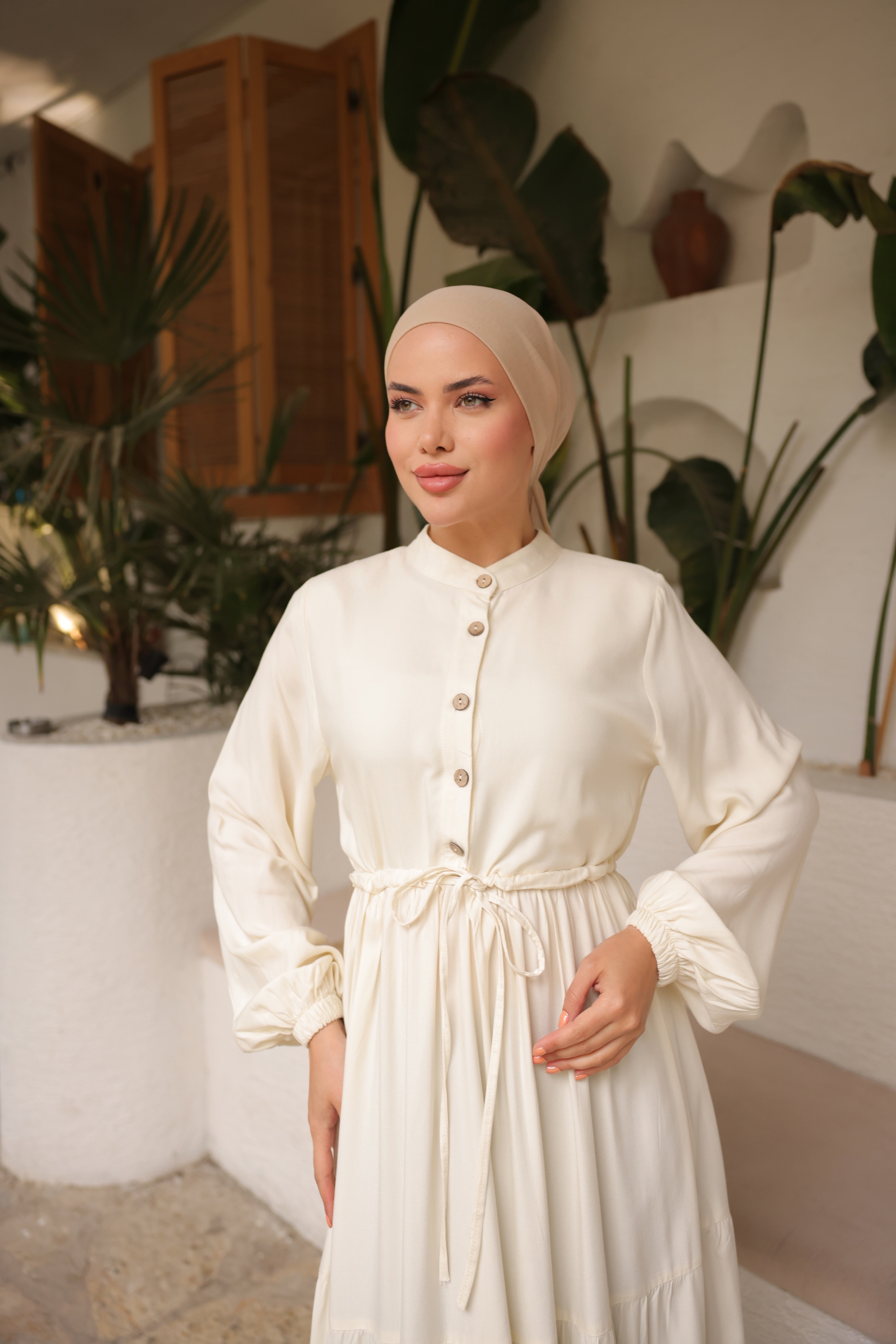 Ankanoor Çingene Bel Bağlamalı Belmando Elbise Anka255094