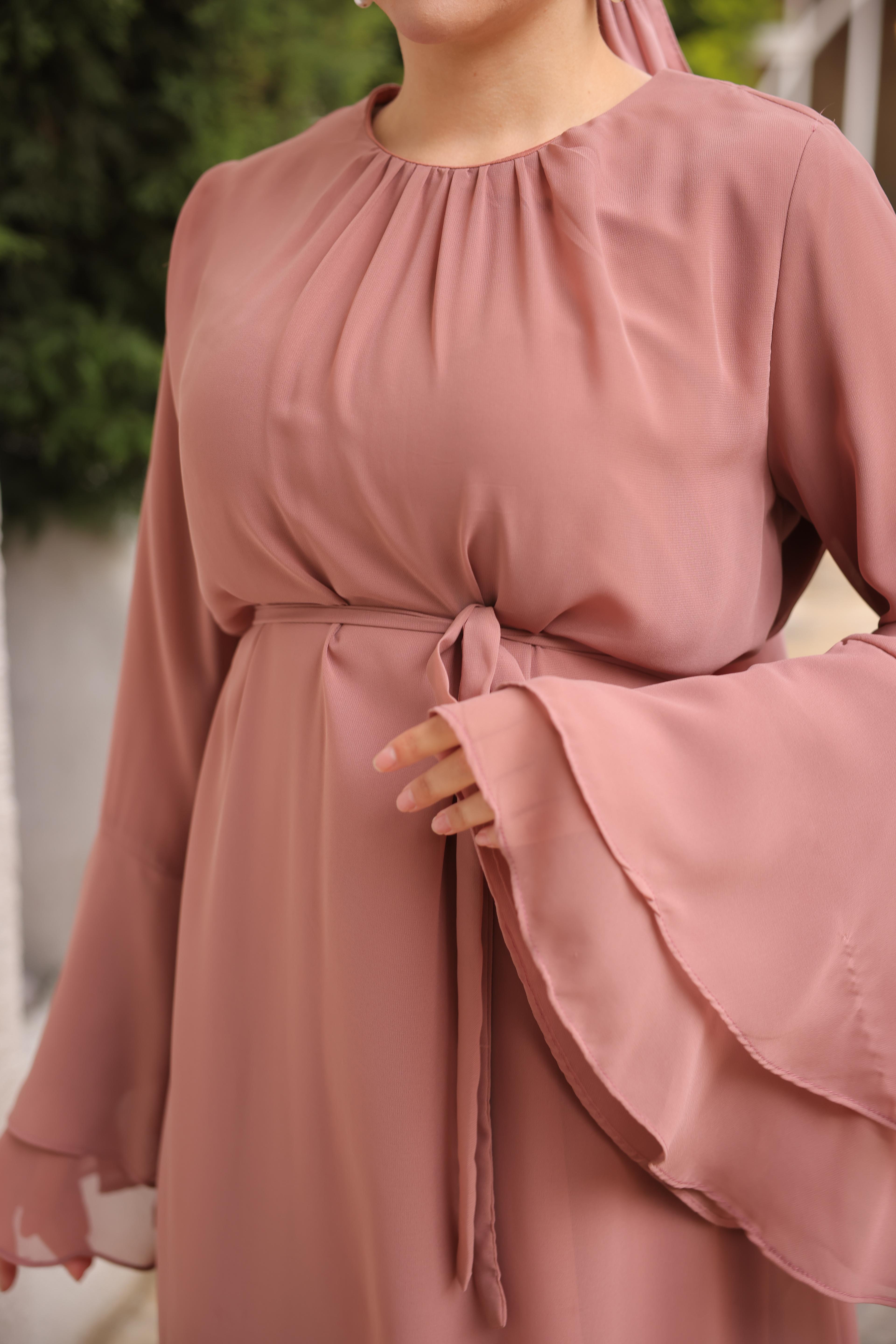 Ankanoor Astarlı Şifon Elbise Anka255088