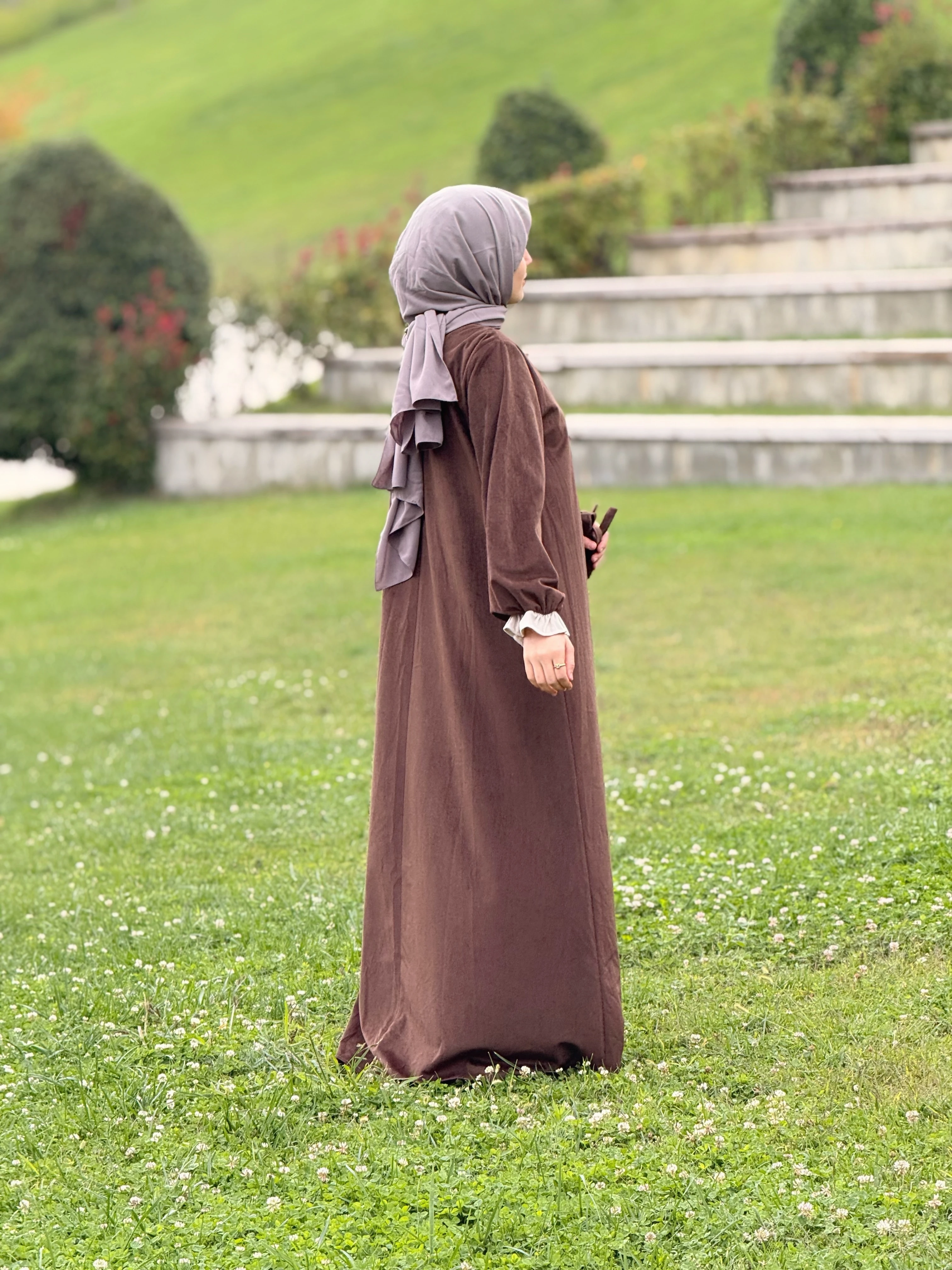 Ankanoor Garnili Kadife Elbise ANKA255112