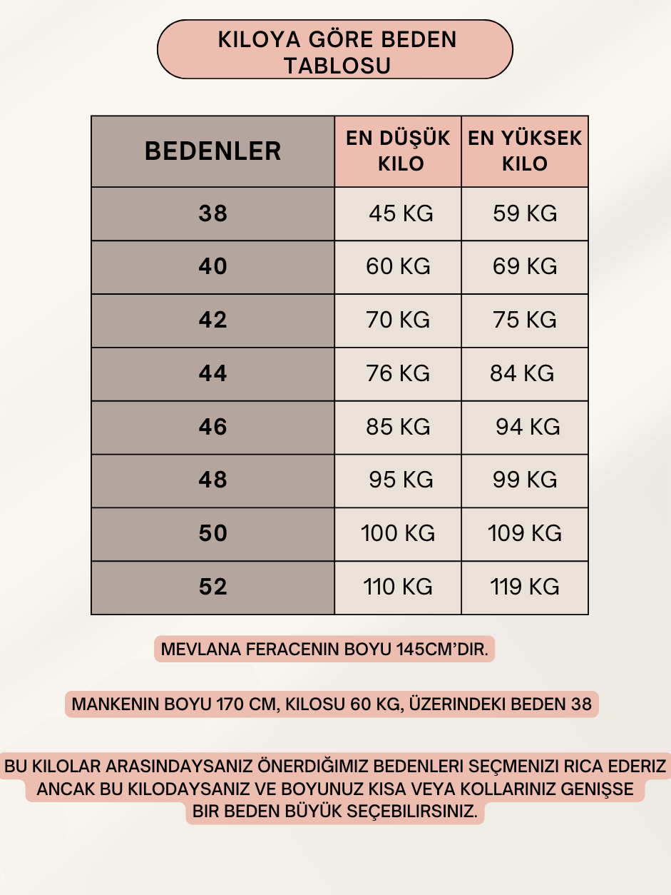 Ankanoor Tencel Kot Mevlana Ferace ANKA255003