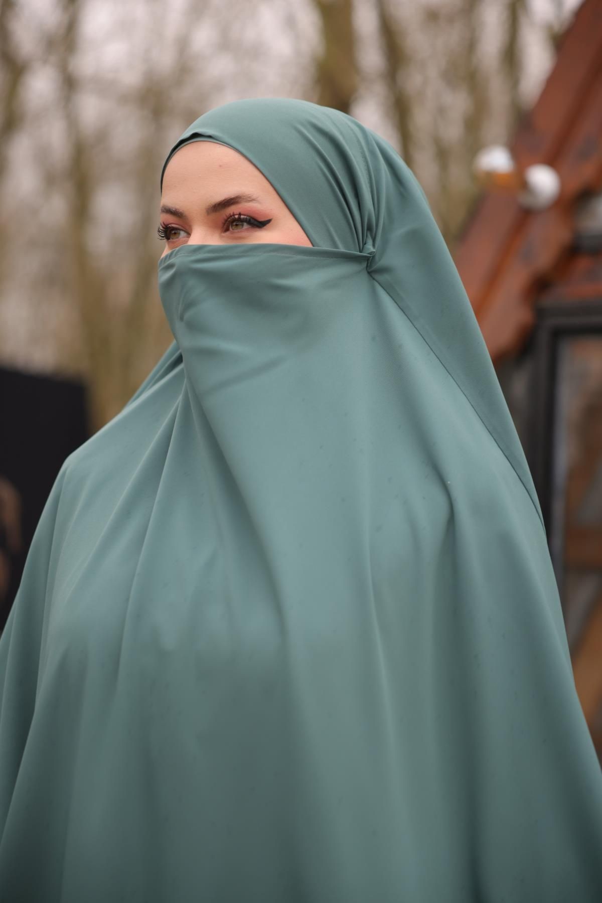 Ankanoor Yarım Patlı Sufleli Elbise Anka255079