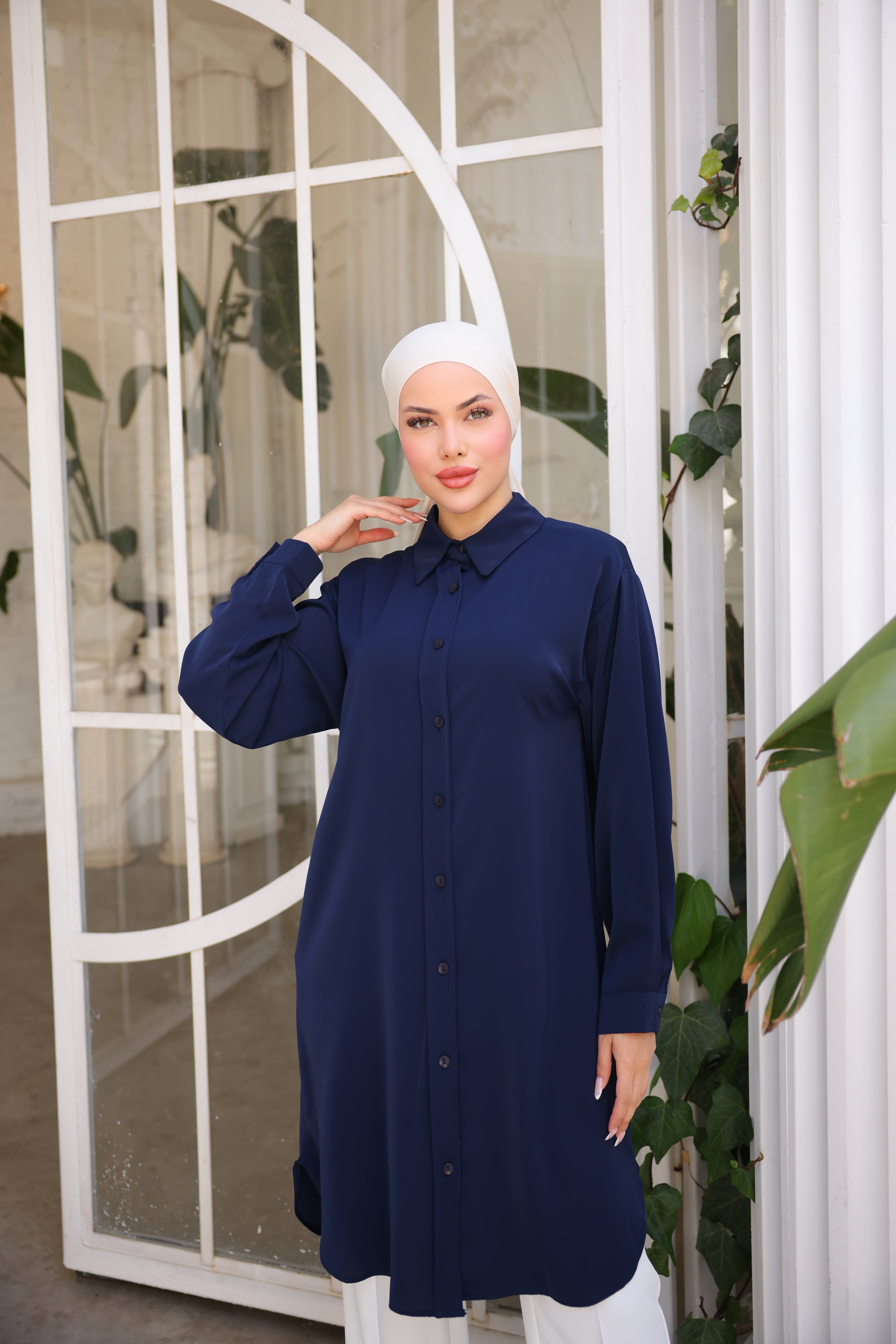 Ankanoor Dubai İpeği Gömlek Tunik Anka25zv18