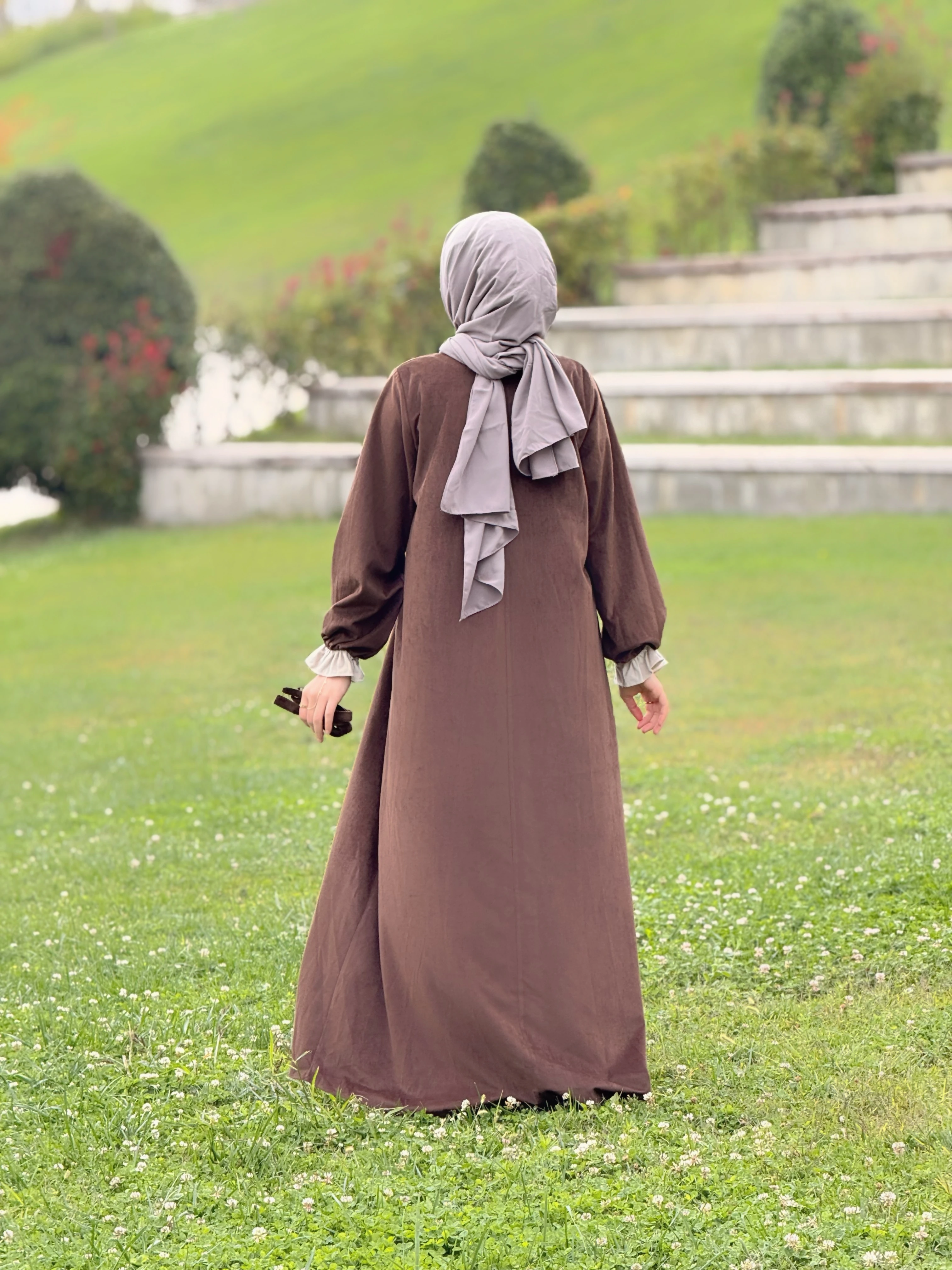 Ankanoor Garnili Kadife Elbise ANKA255112