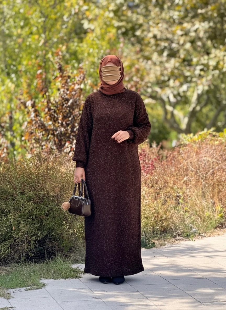 Ankanoor Tasarım Oversize Triko Elbise ANKA252003