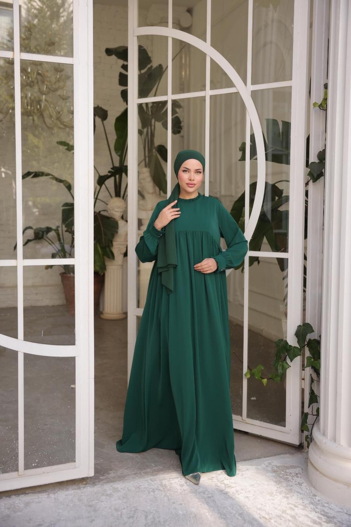 Ankanoor Fırfırlı Robalı Elbise Anka255062