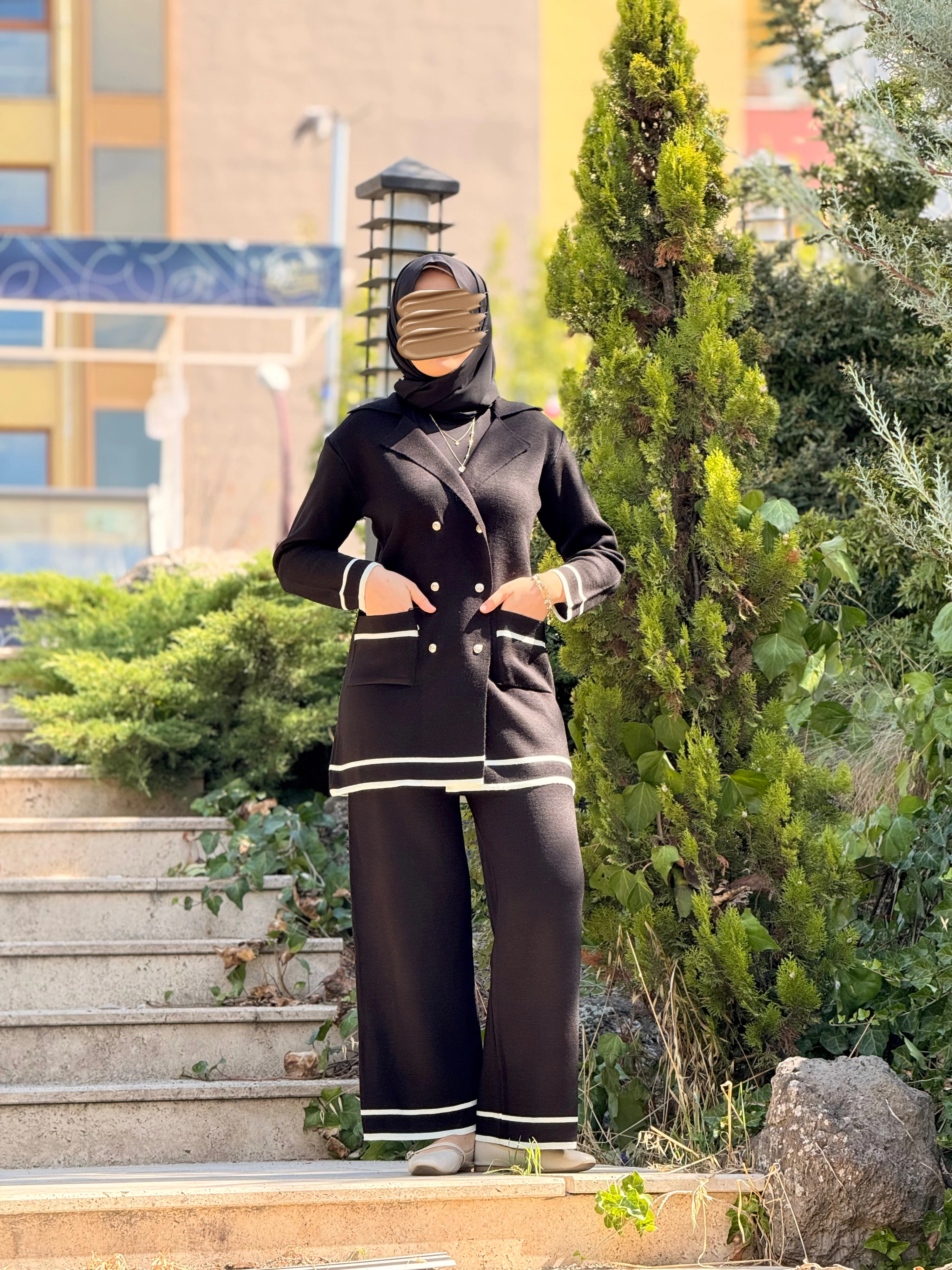 Ankanoor Triko Ceket Pantolon Takım ANKA252001