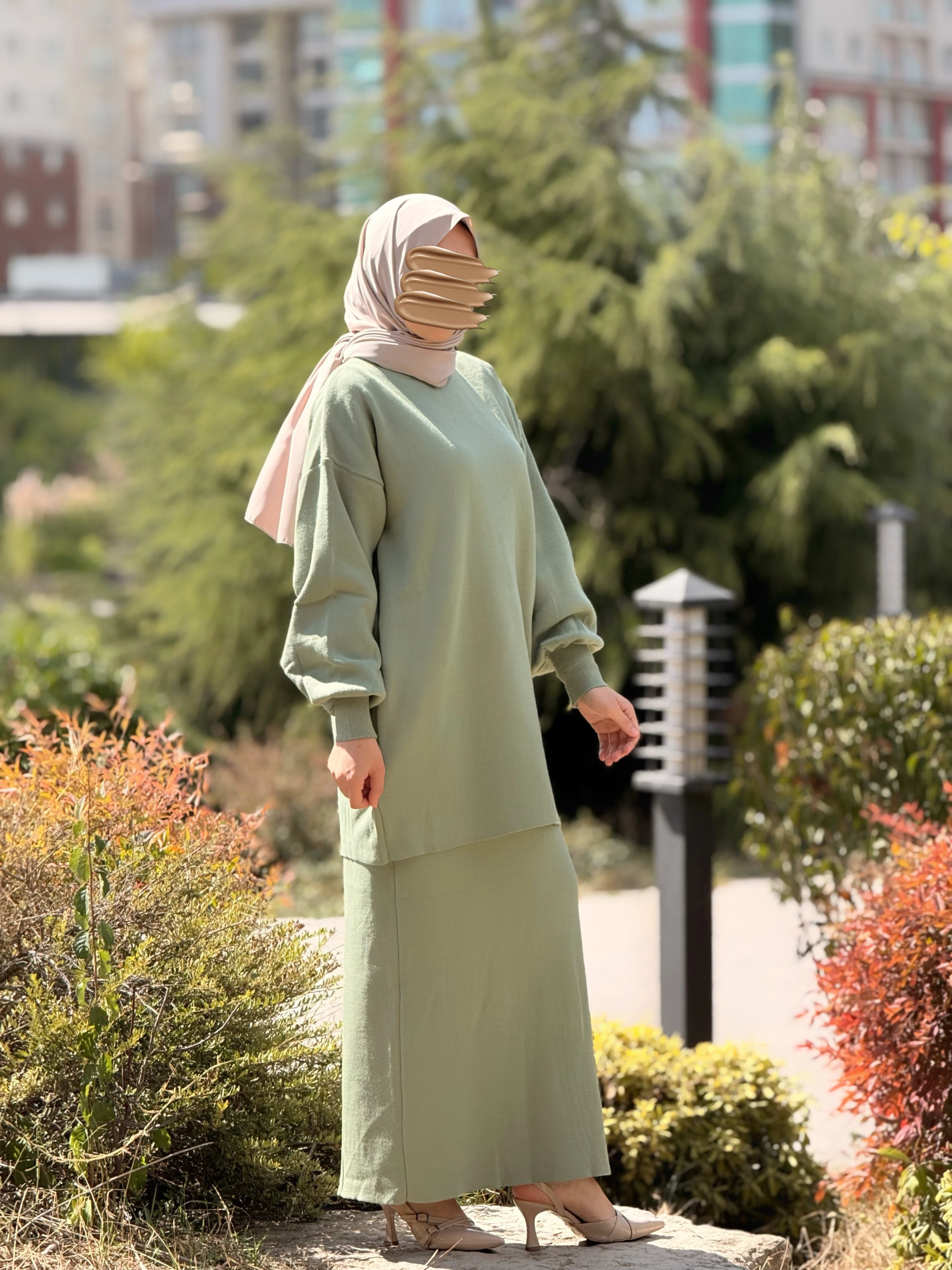 Ankanoor Triko Etek Bluz Takımı ANKA252002