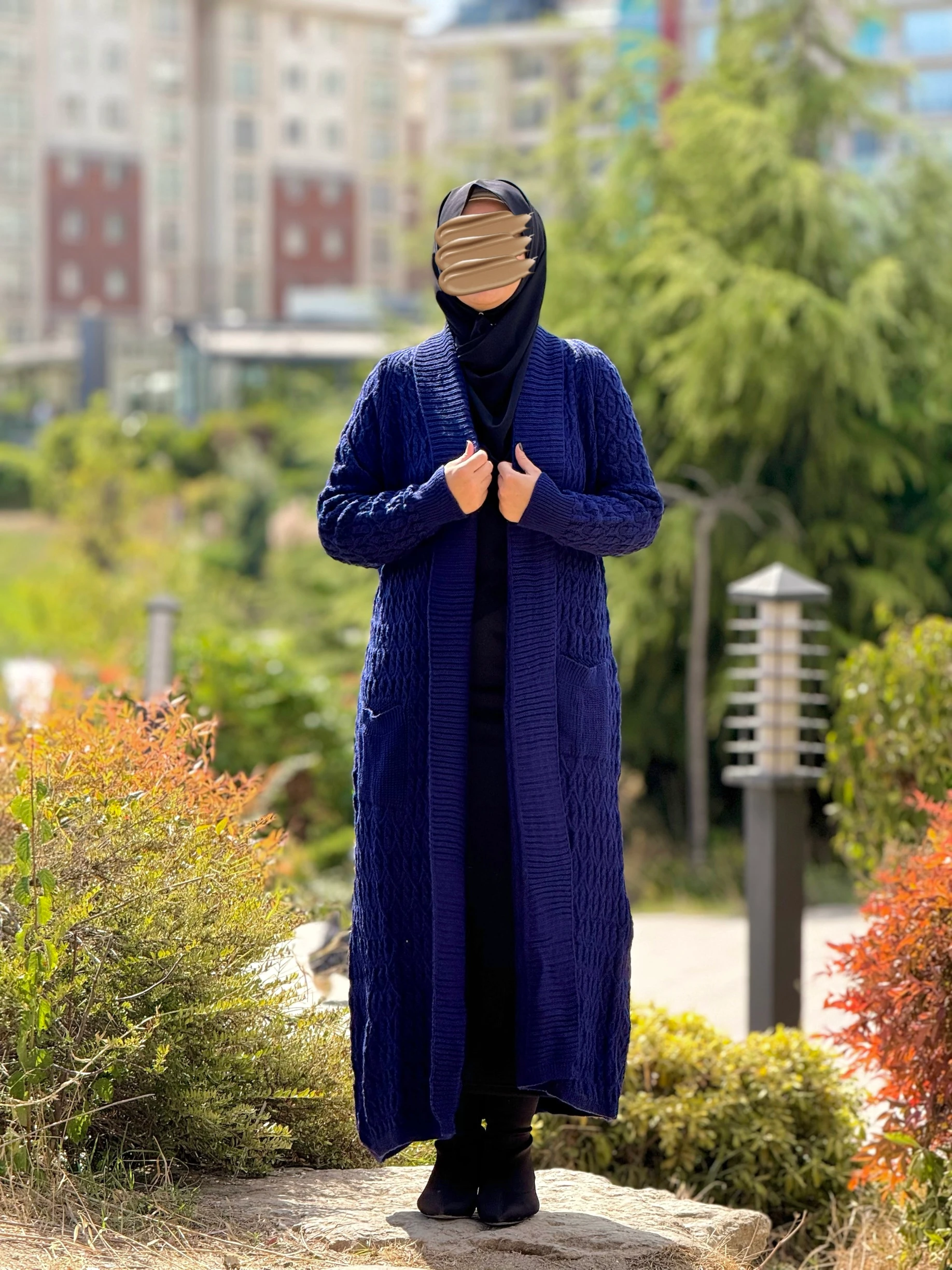 Ankanoor Triko Şal Yaka Hırka ANKA252006 - lacivert