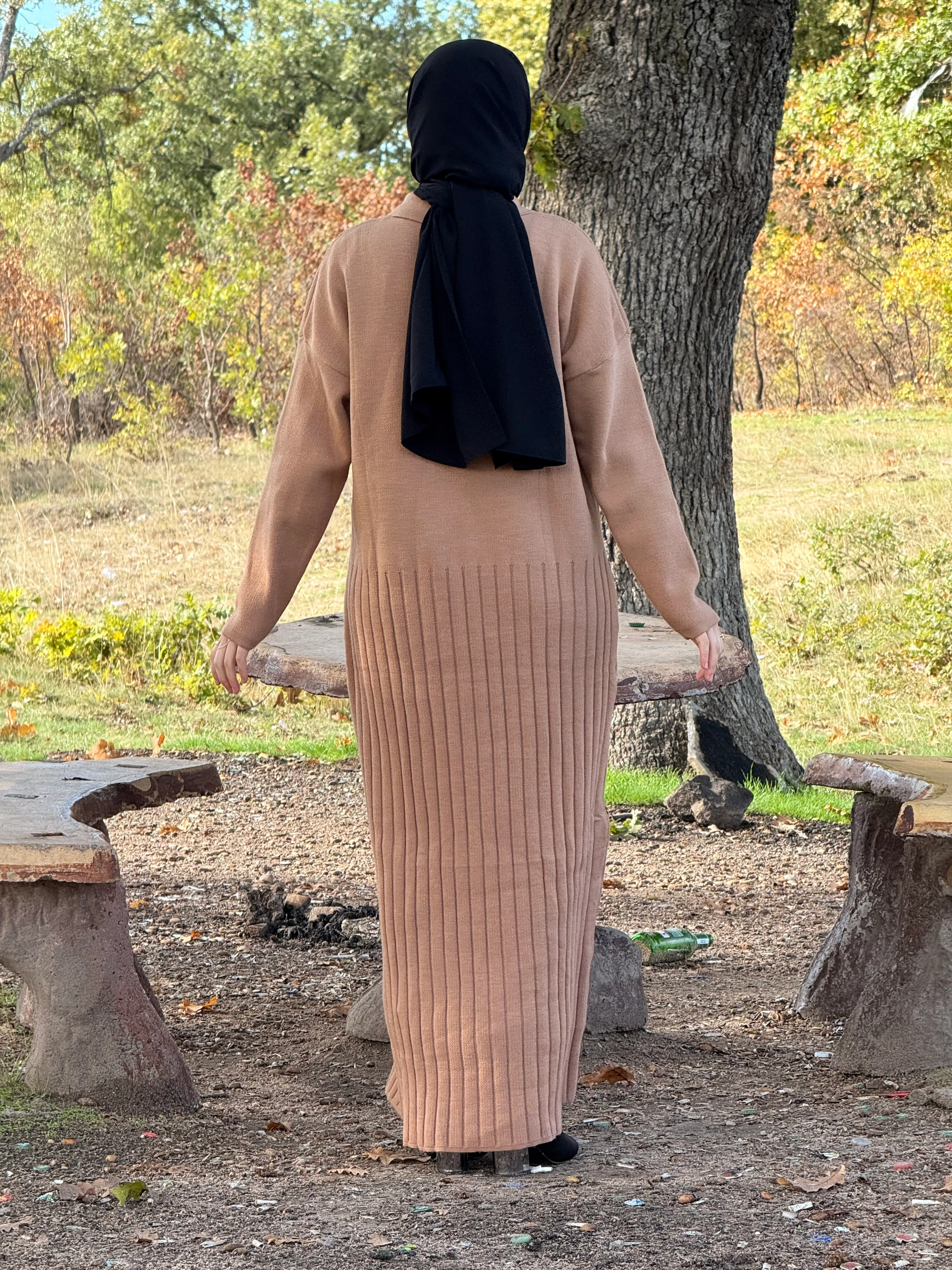 Ankanoor Taş Detaylı Triko Elbise ANKA252011