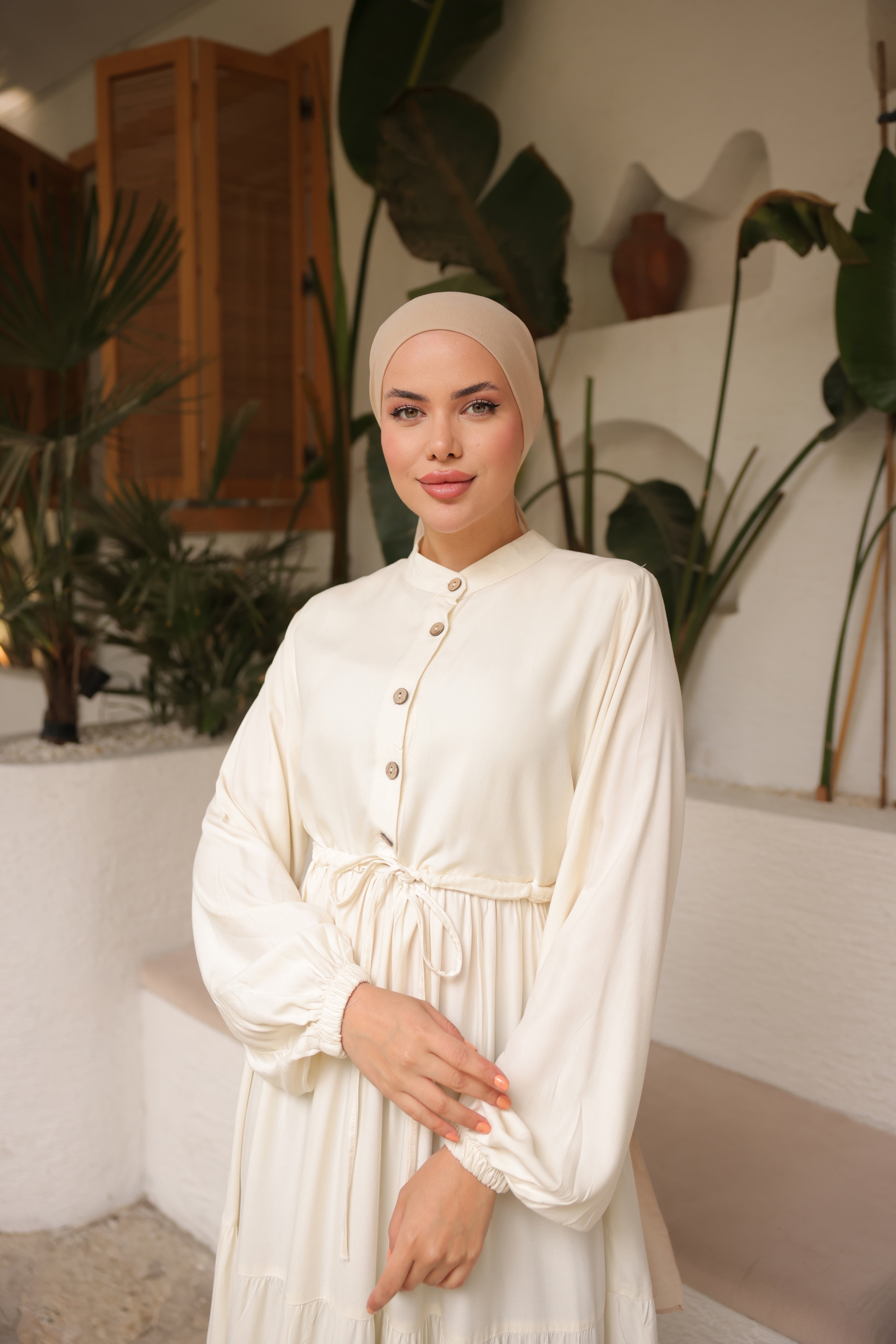 Ankanoor Çingene Bel Bağlamalı Belmando Elbise Anka255094