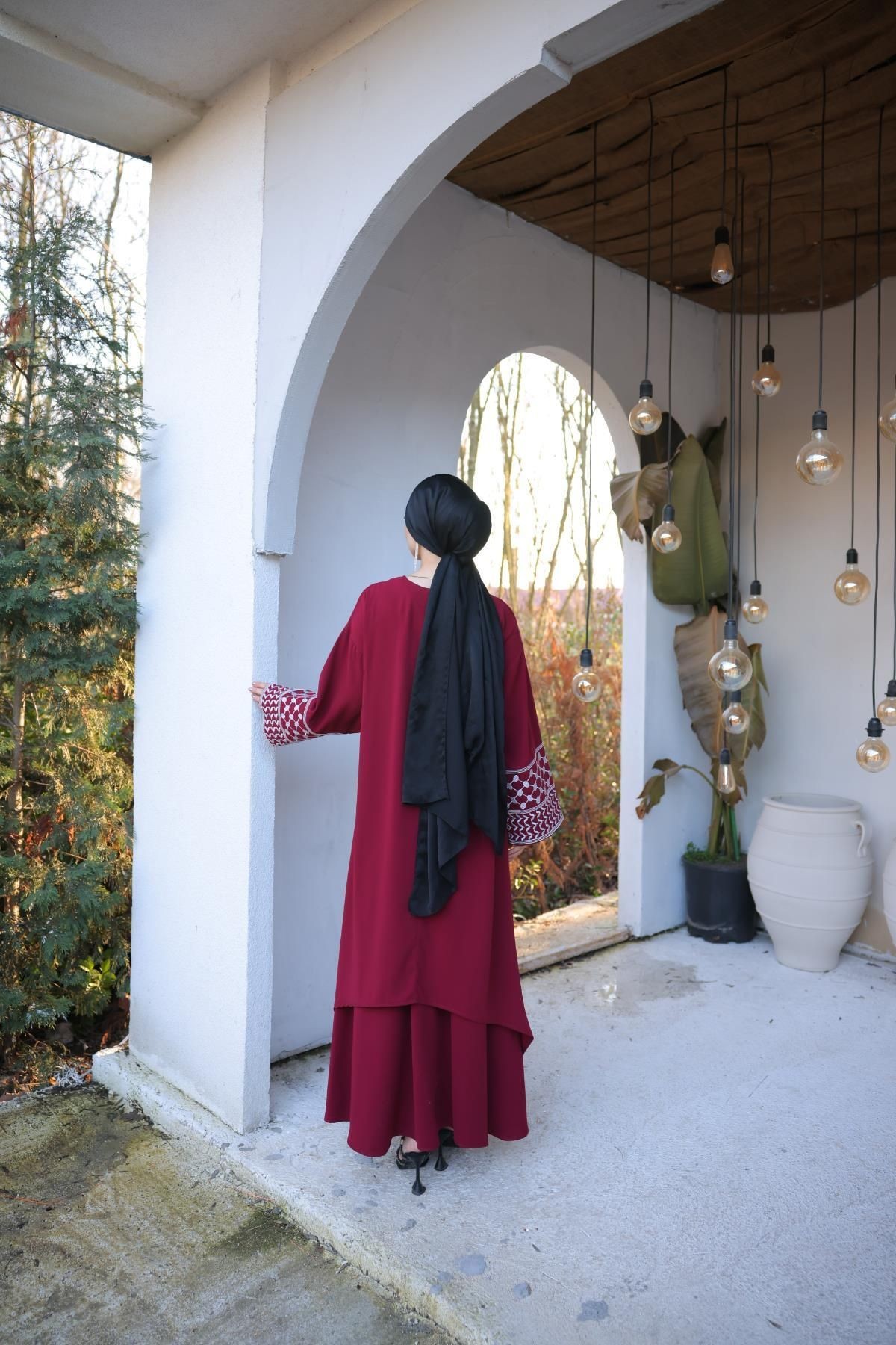 Ankanoor  Nakışlı Etekli Takım Anka255059
