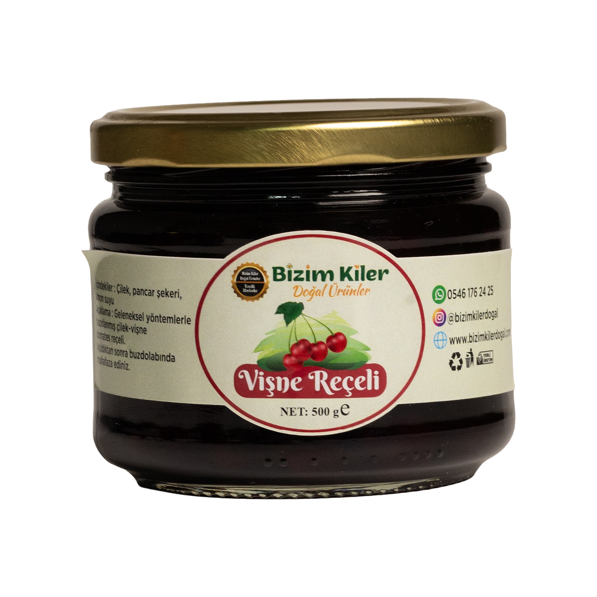 Ev Yapımı Vişne Reçeli 300 gr