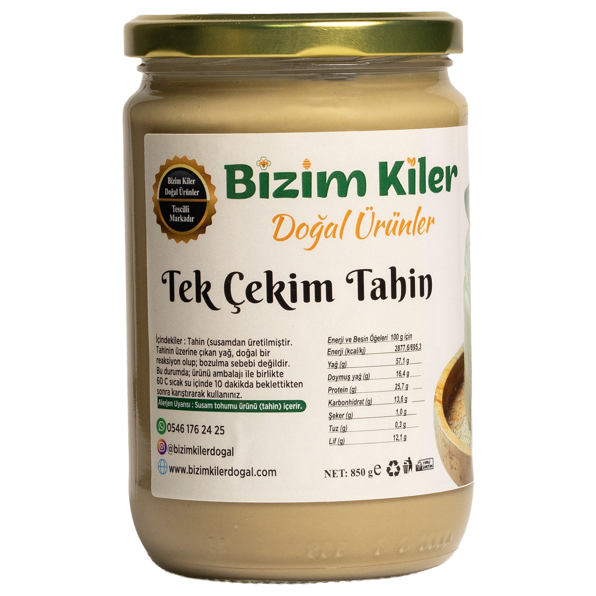 Tek Çekim Tahin 600 gr