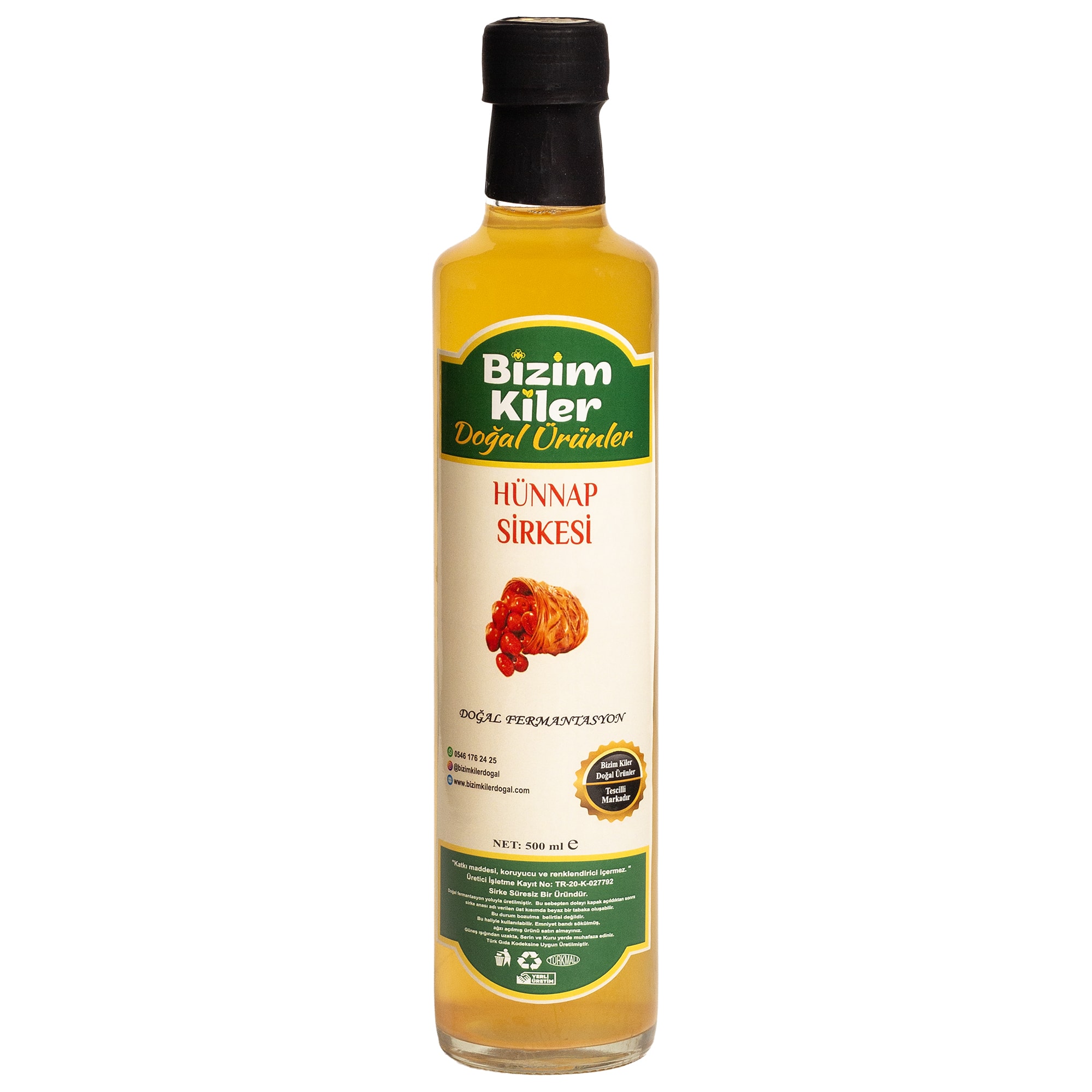 Hünnap Sirkesi 500 ml
