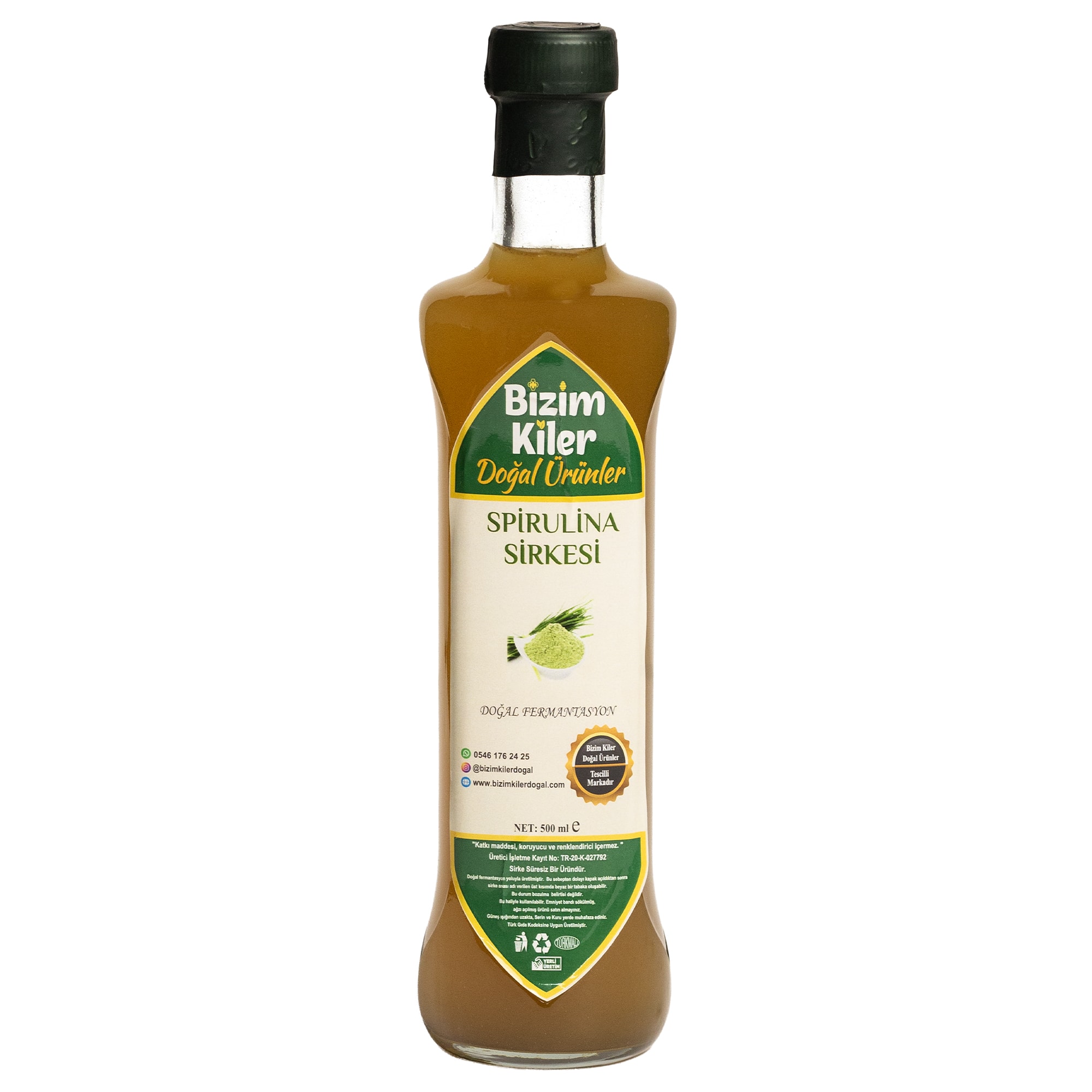 Spirulina Sirkesi 500 ml