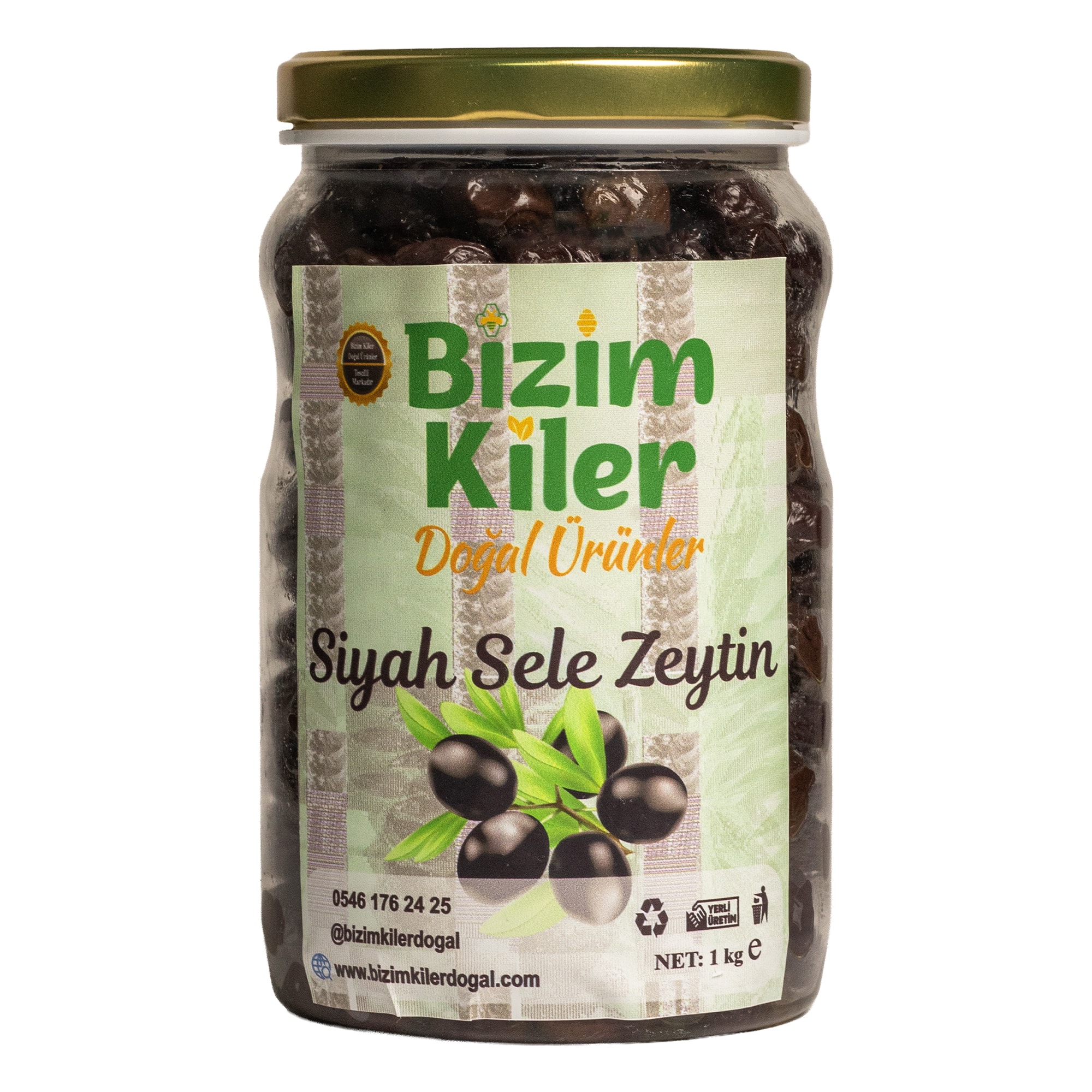Siyah Sele Zeytin 1 kg