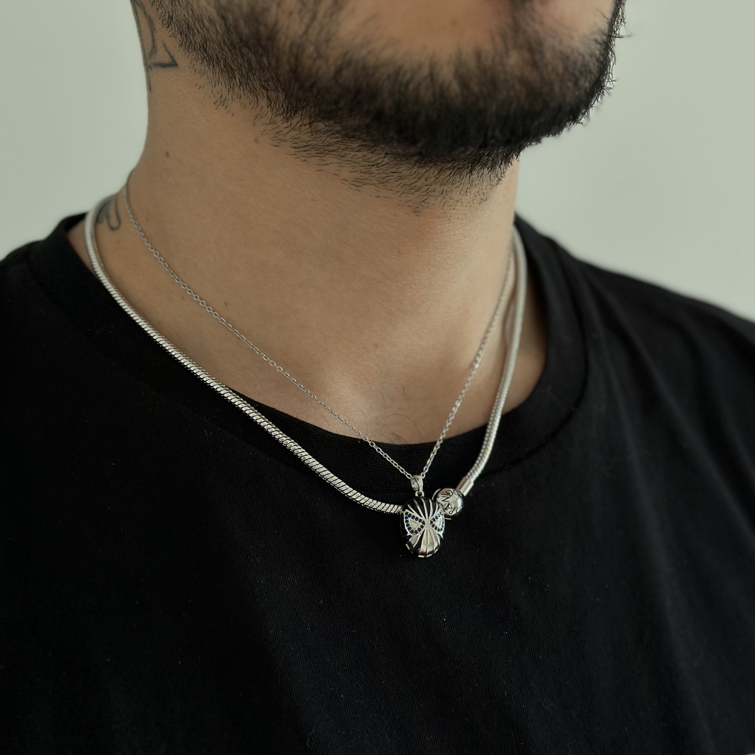 Spiderman Çelik Kolye
