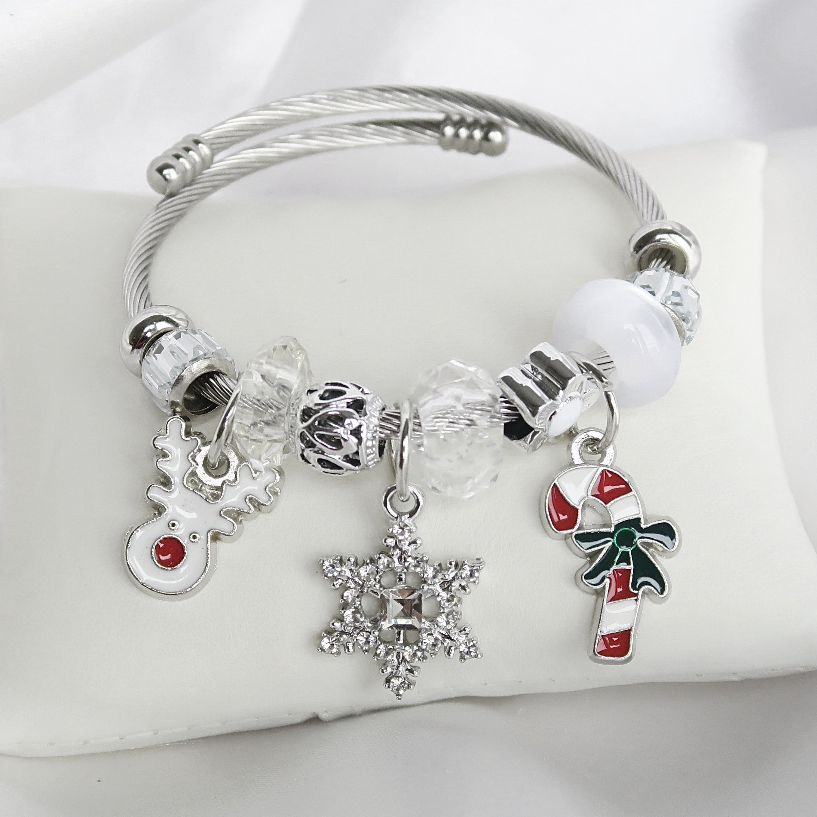 Yılbaşı Temalı Charm Bileklik