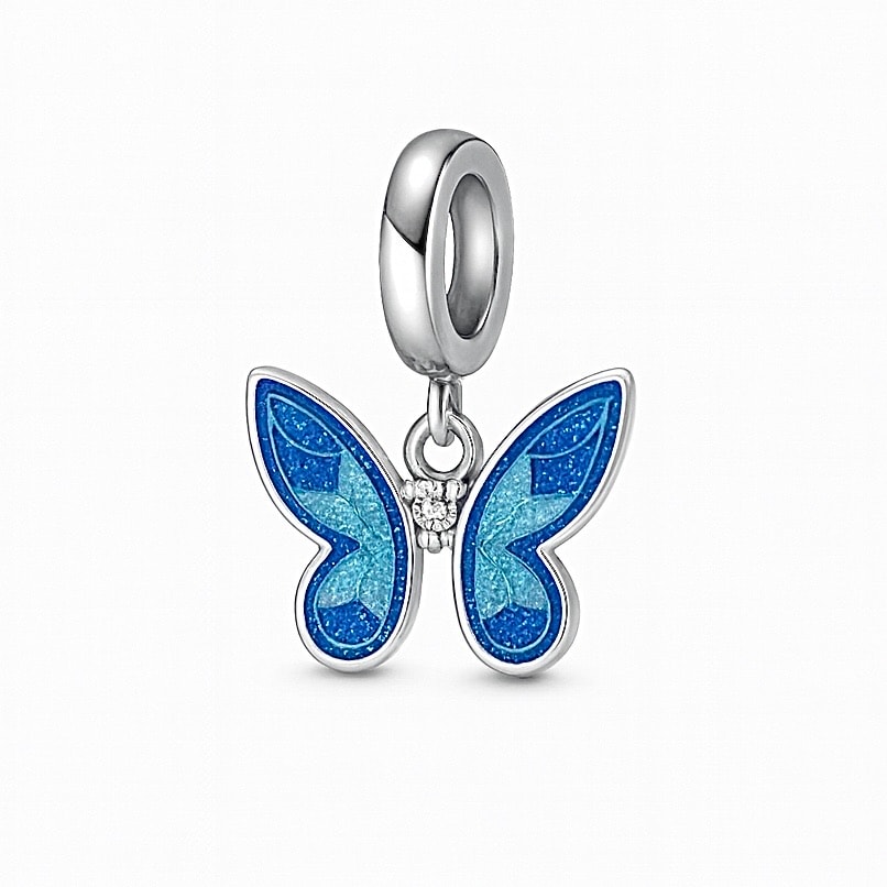 Mavi Kelebek Charm