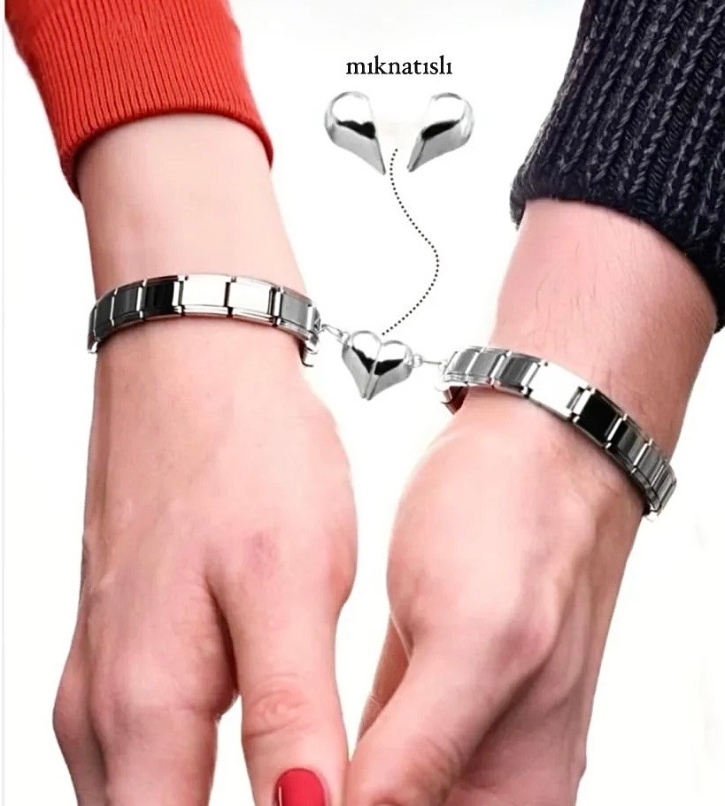 Mıknatıslı Kalp Charmlar (Çift)