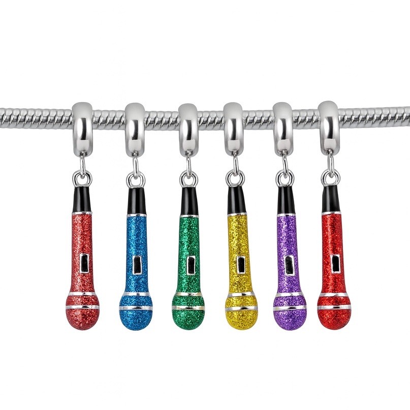 Renkli Mikrofon Charm