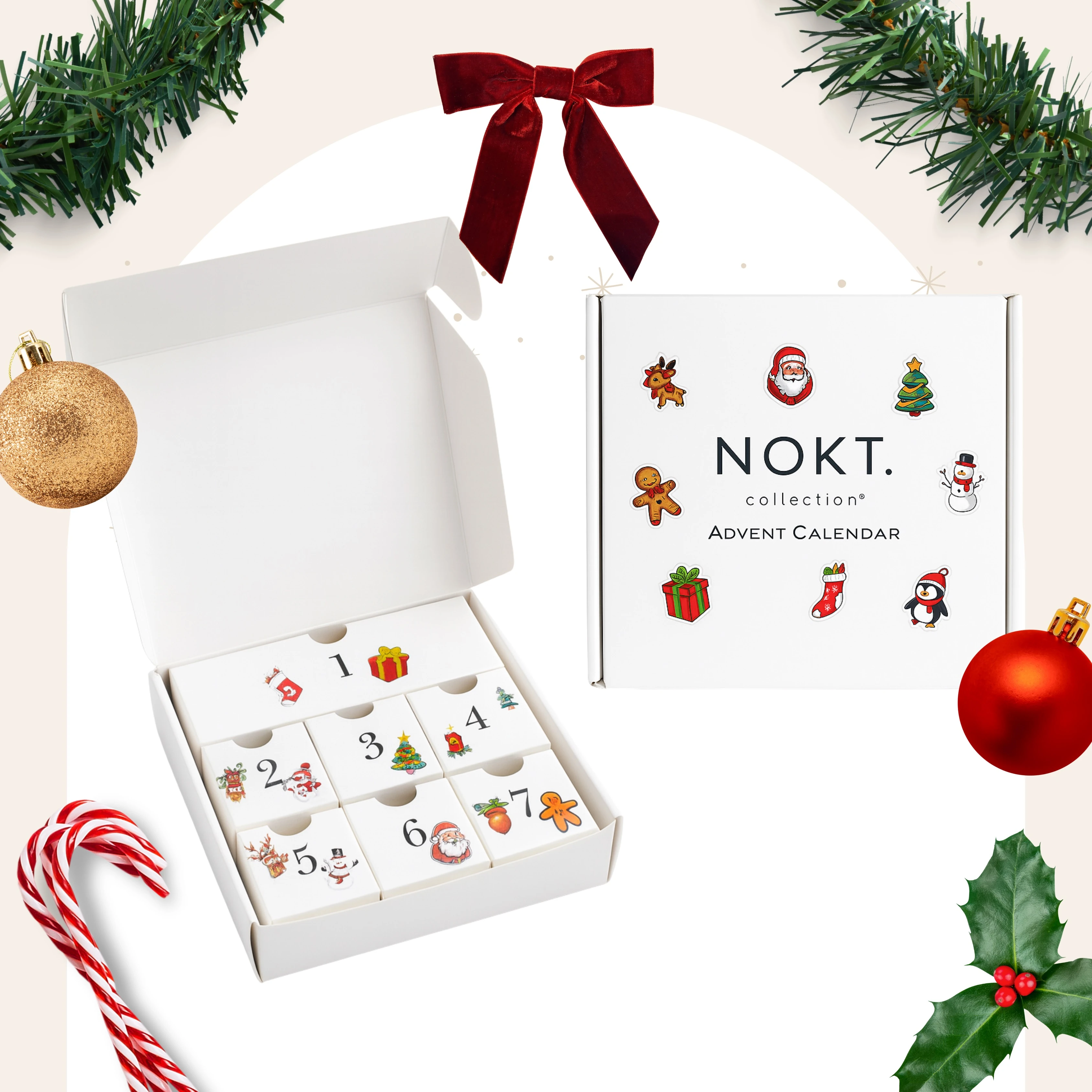 Yılbaşı Temalı Takı Advent Calendar