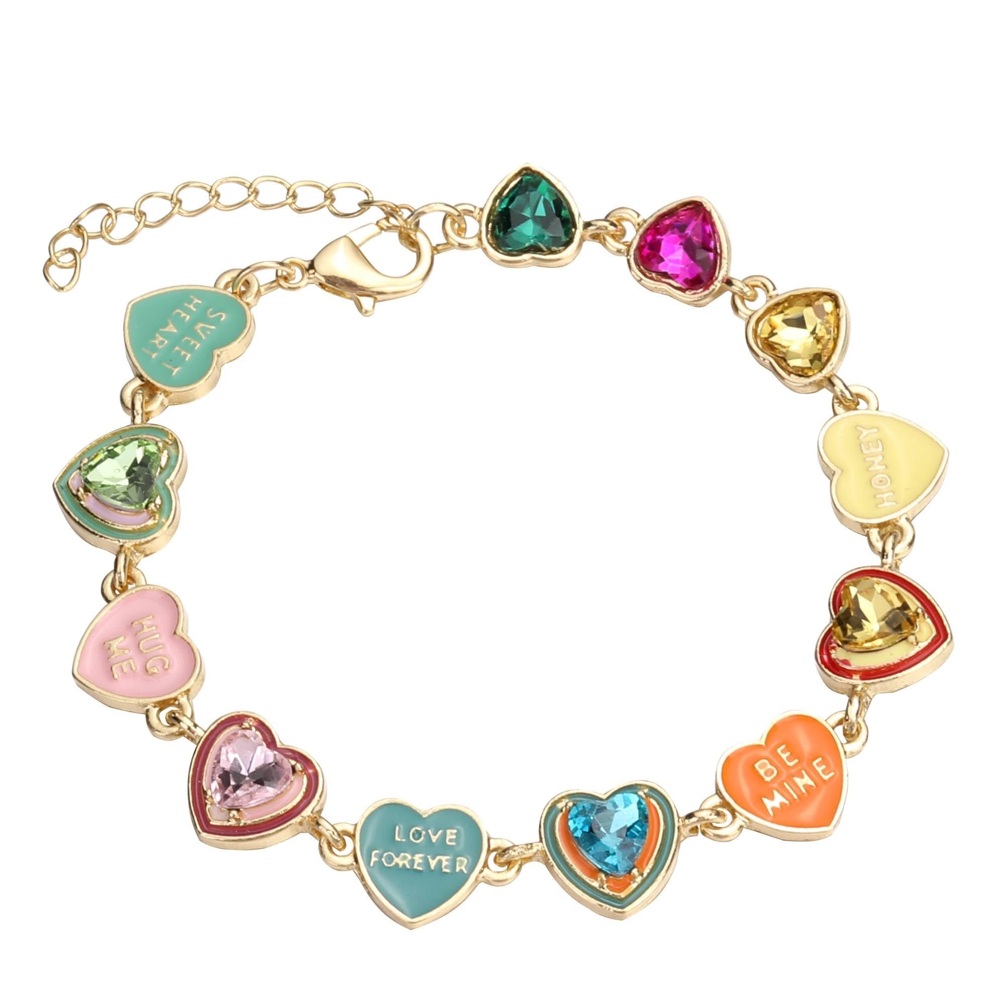 Colorful Heart Bileklik
