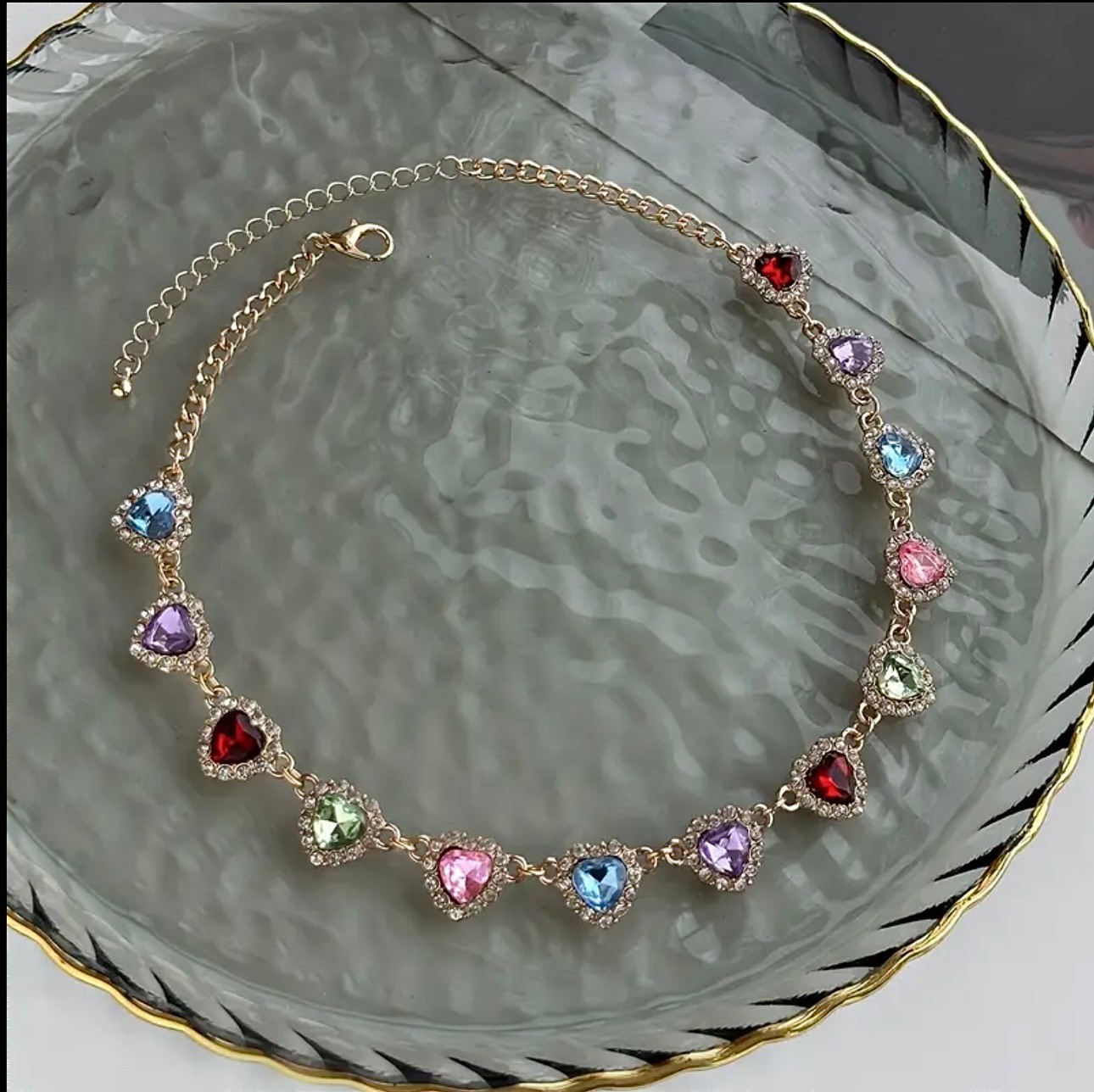 Dizili Kalpler Choker Kolye