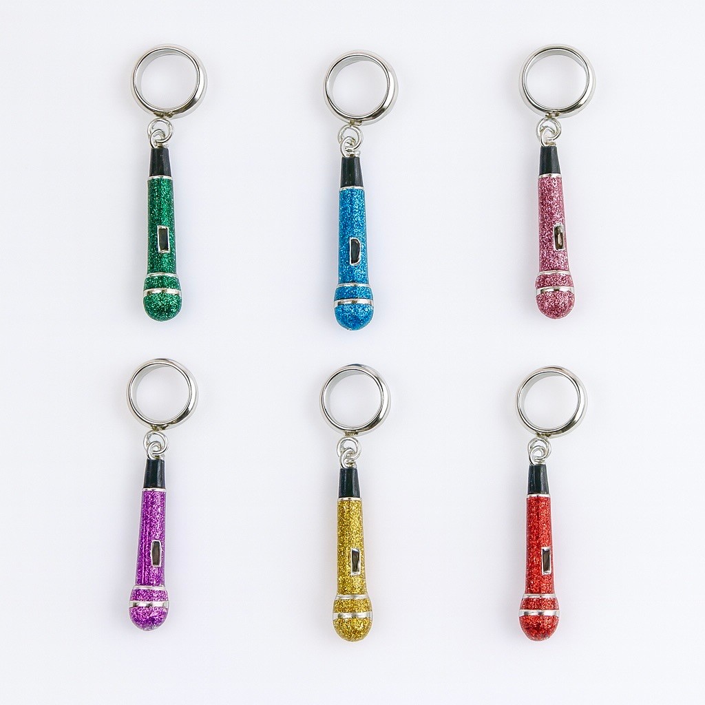 Renkli Mikrofon Charm