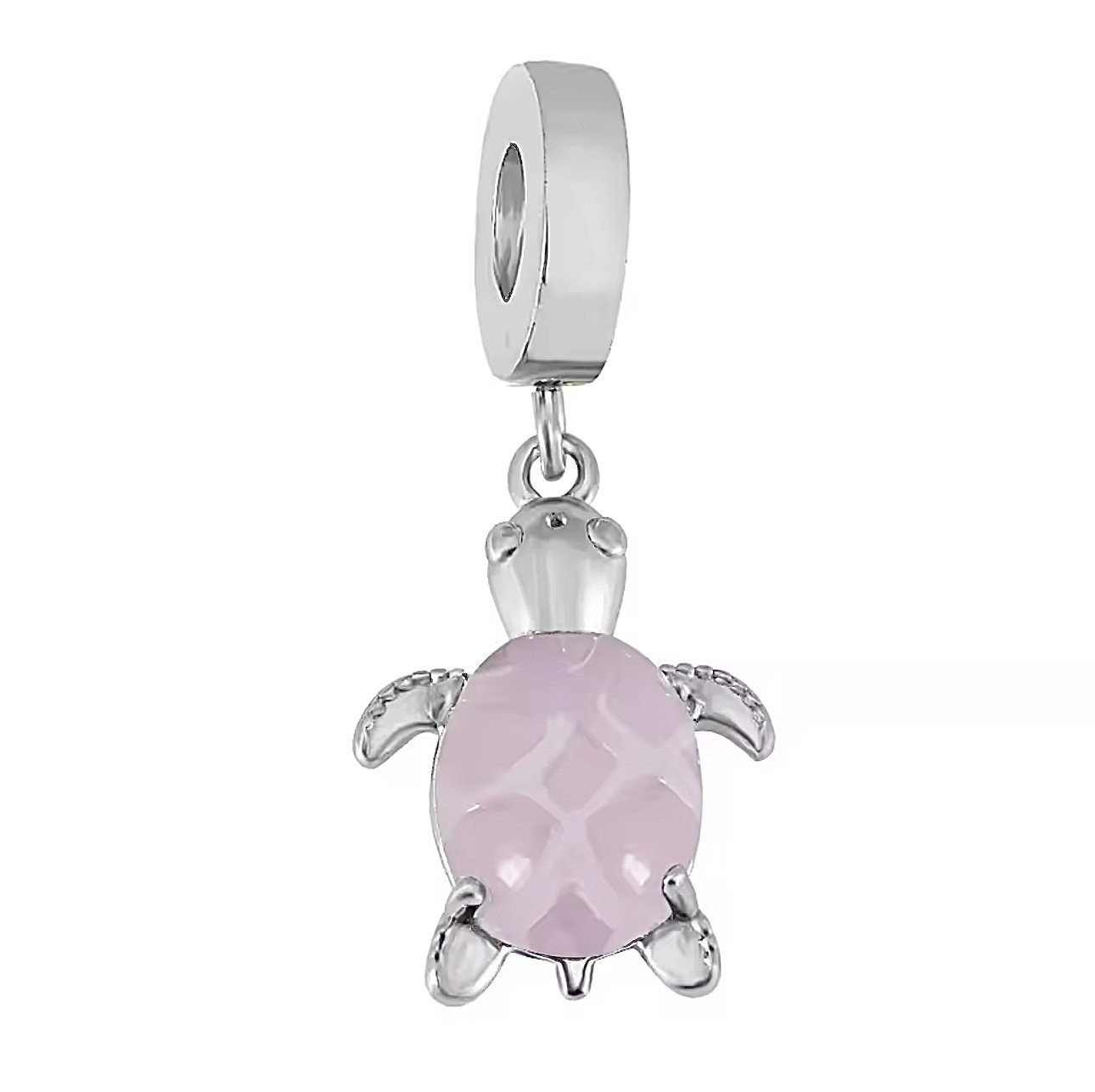 Pembe Kaplumbağa Charm