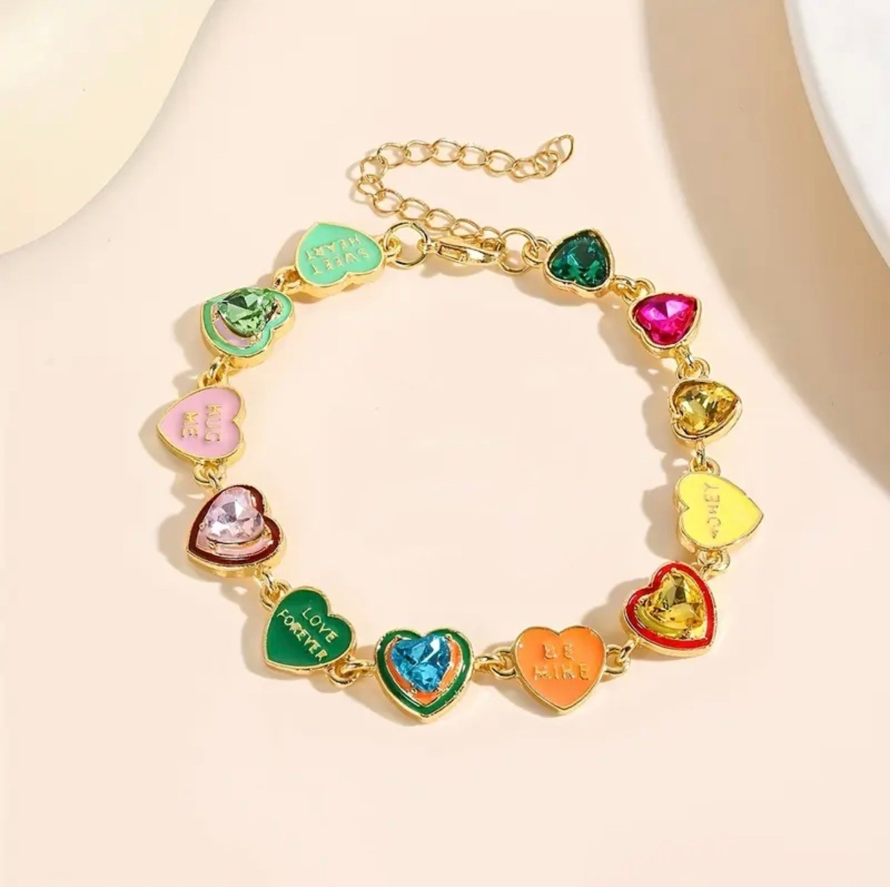Colorful Heart Bileklik