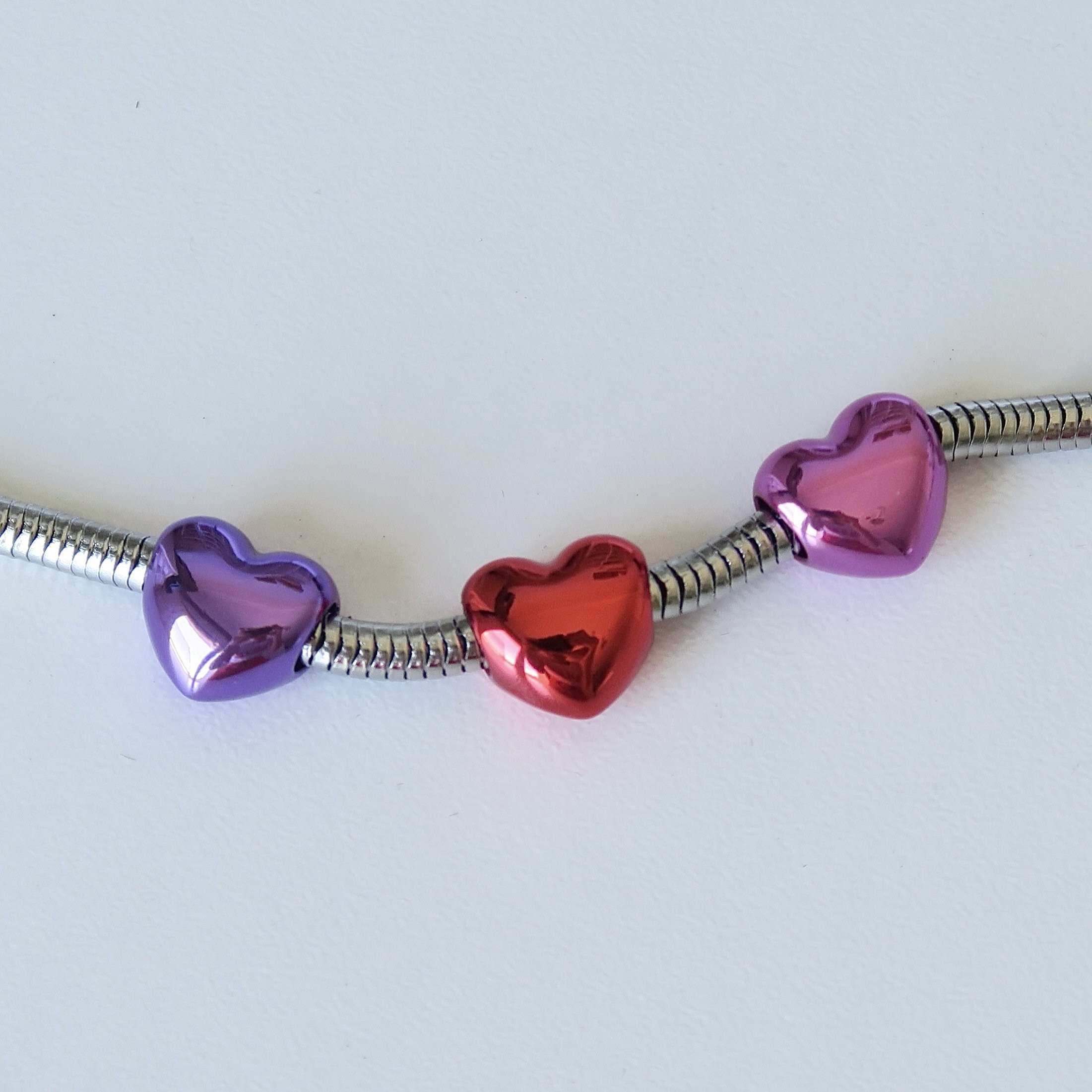 Renkli Kalp Charm
