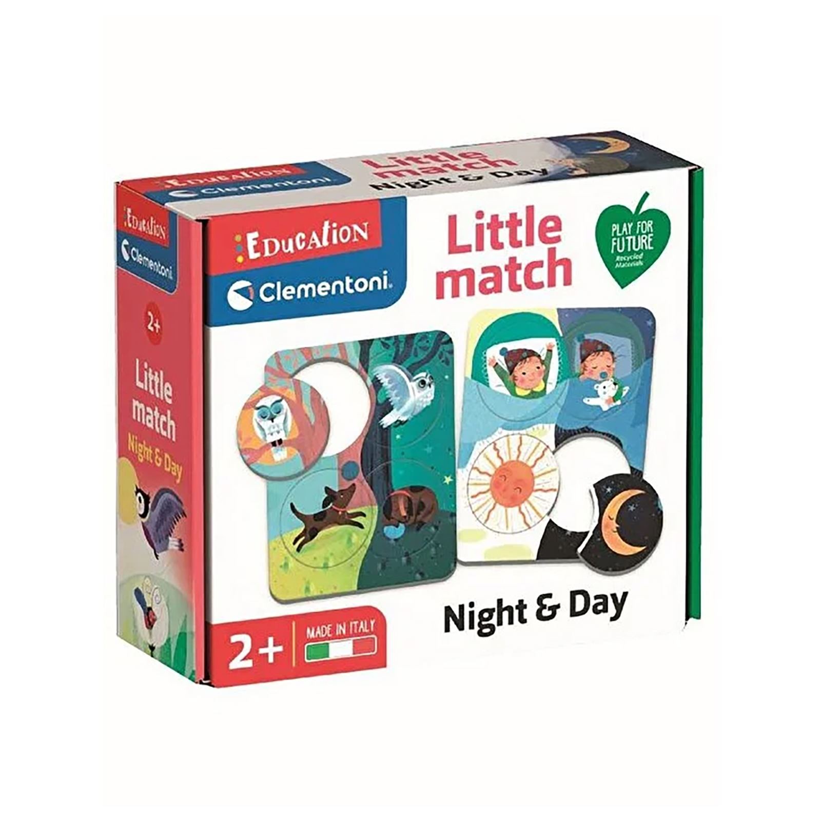  Clementoni Little Match Puzzle - Gece Ve Gündü image